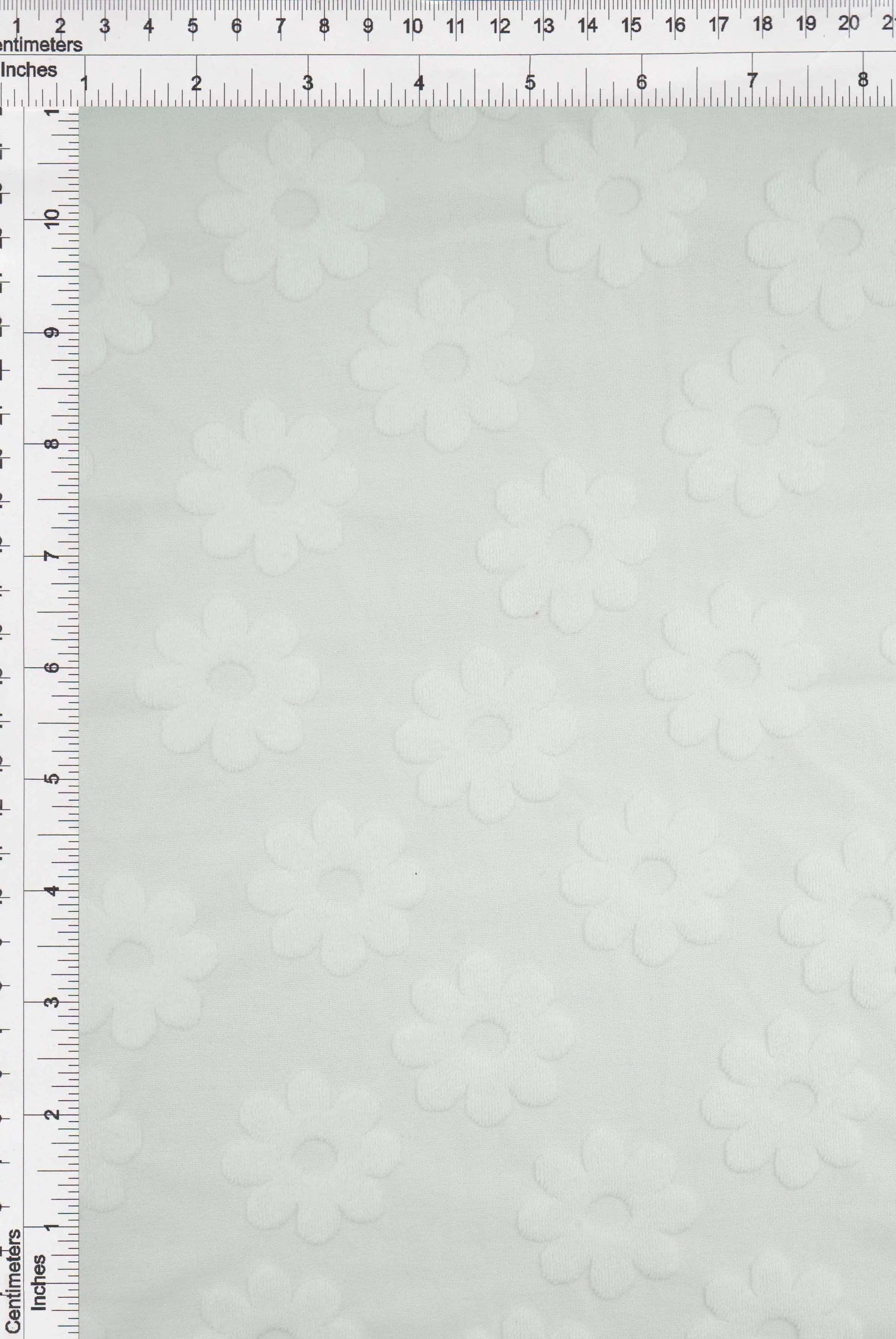 JACQ-4480 OPTIC WHITE BOTTOMS DAISY FLOWER DRESS GEOMETRIC JACQUARD KNIT LIVERPOOL OUTERWEAR PANTS POLYESTER SKIRTS SOLID SPANDEX STRETCH SWEATER TOPS