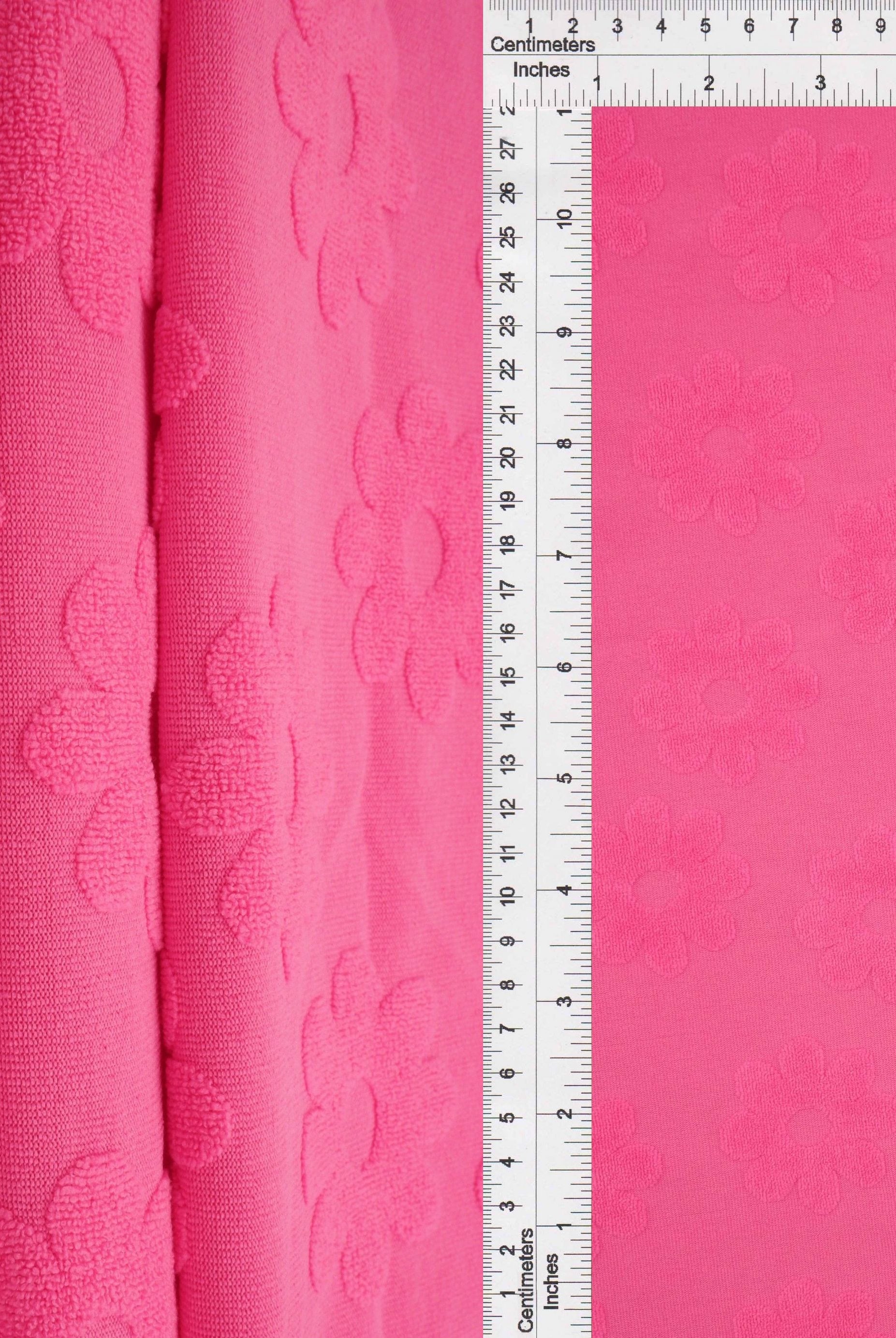 JACQ-4480 PINK BOTTOMS DAISY FLOWER DRESS GEOMETRIC JACQUARD KNIT LIVERPOOL OUTERWEAR PANTS POLYESTER SKIRTS SOLID SPANDEX STRETCH SWEATER TOPS