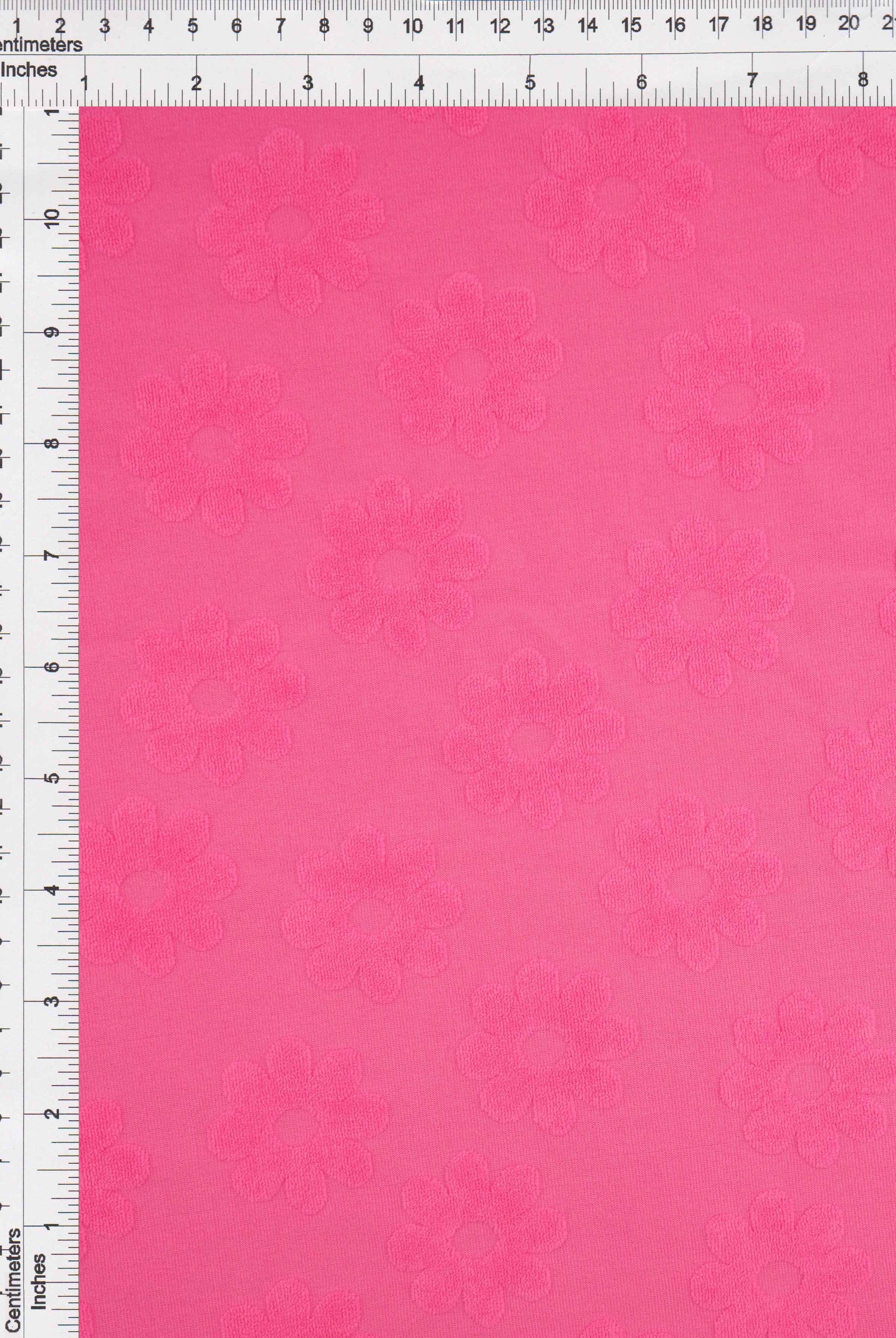 JACQ-4480 PINK BOTTOMS DAISY FLOWER DRESS GEOMETRIC JACQUARD KNIT LIVERPOOL OUTERWEAR PANTS POLYESTER SKIRTS SOLID SPANDEX STRETCH SWEATER TOPS