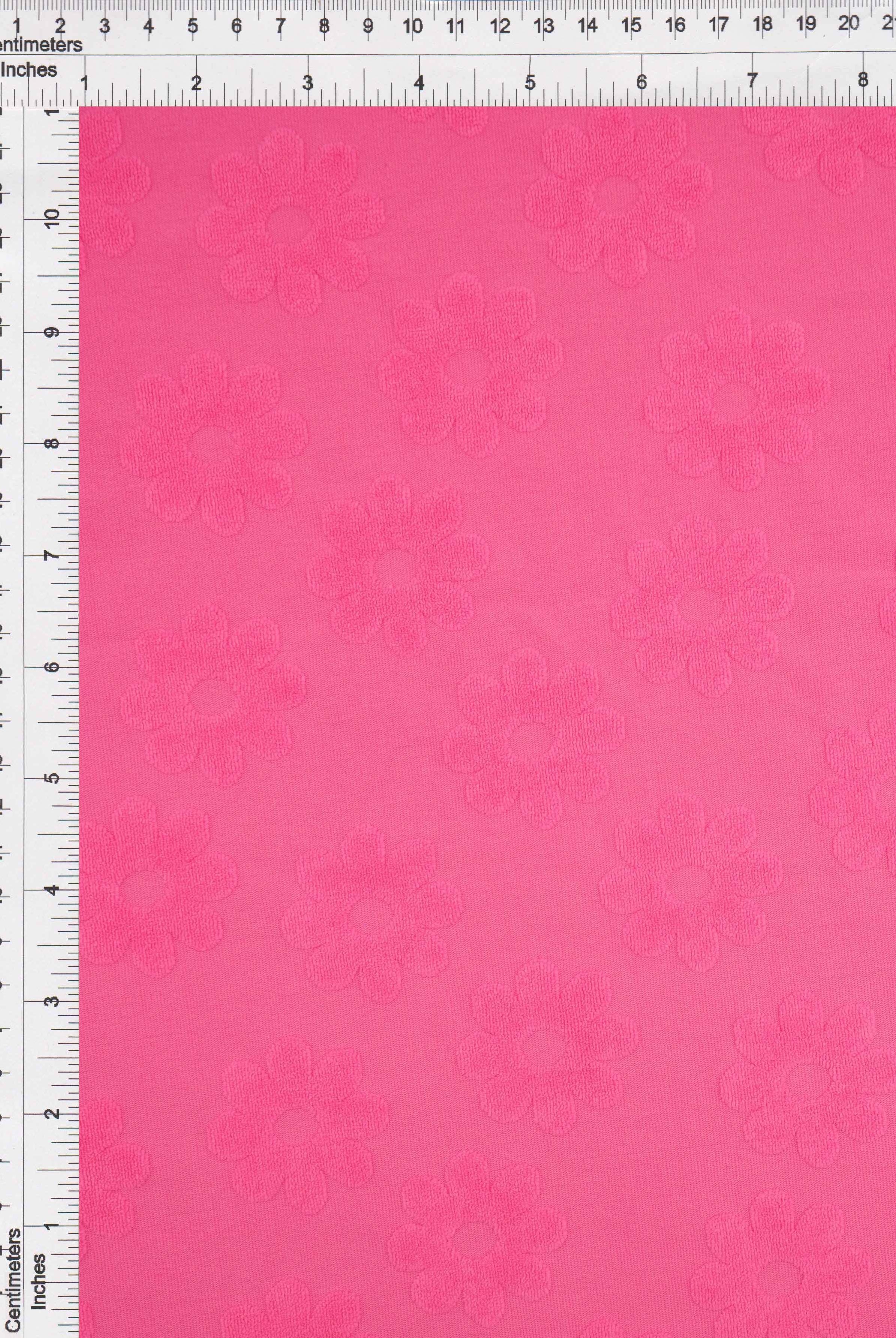 Daisy Floral Jacquard Knit Fabric - JACQ-4480