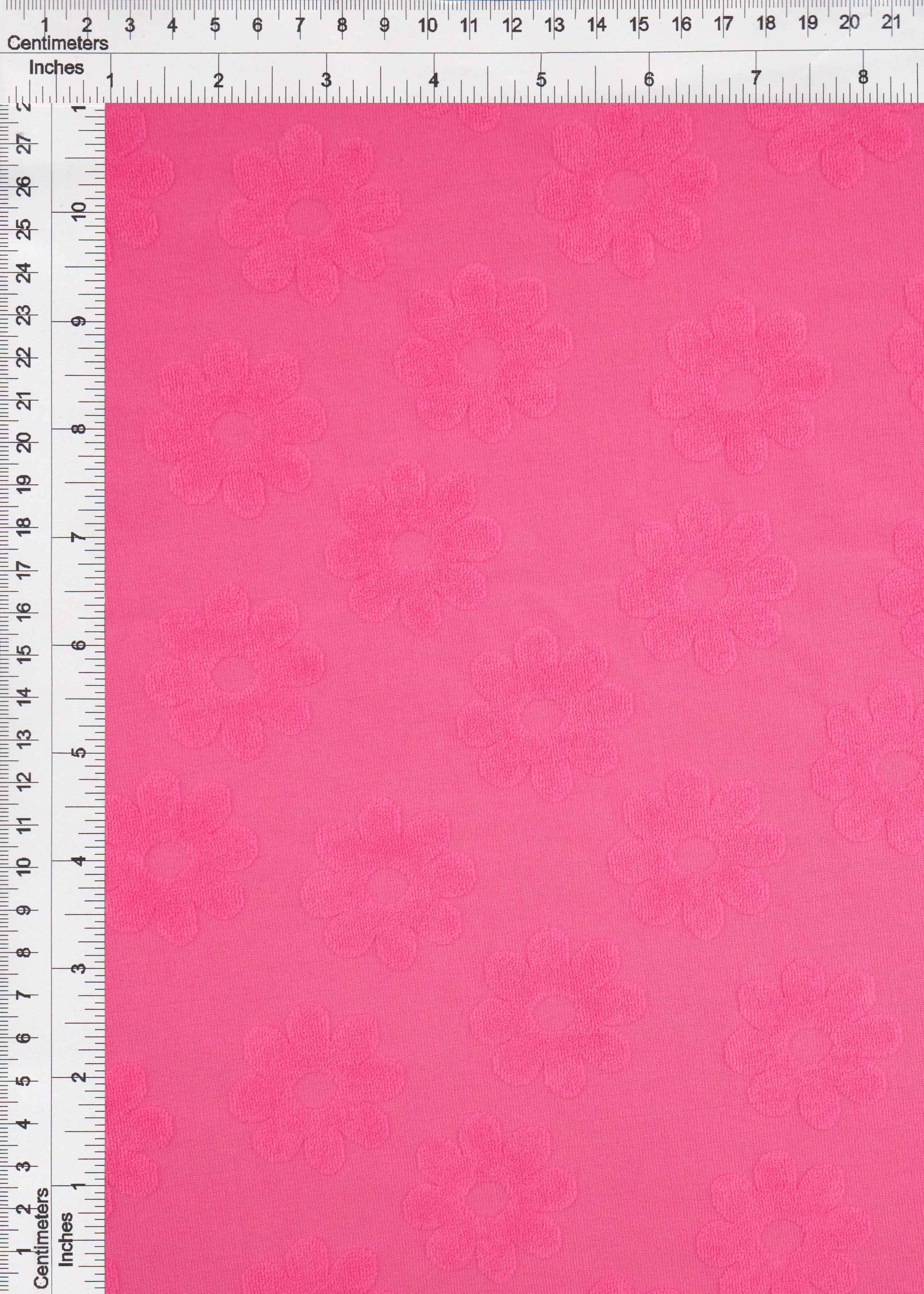 Daisy Floral Jacquard Knit Fabric - JACQ-4480