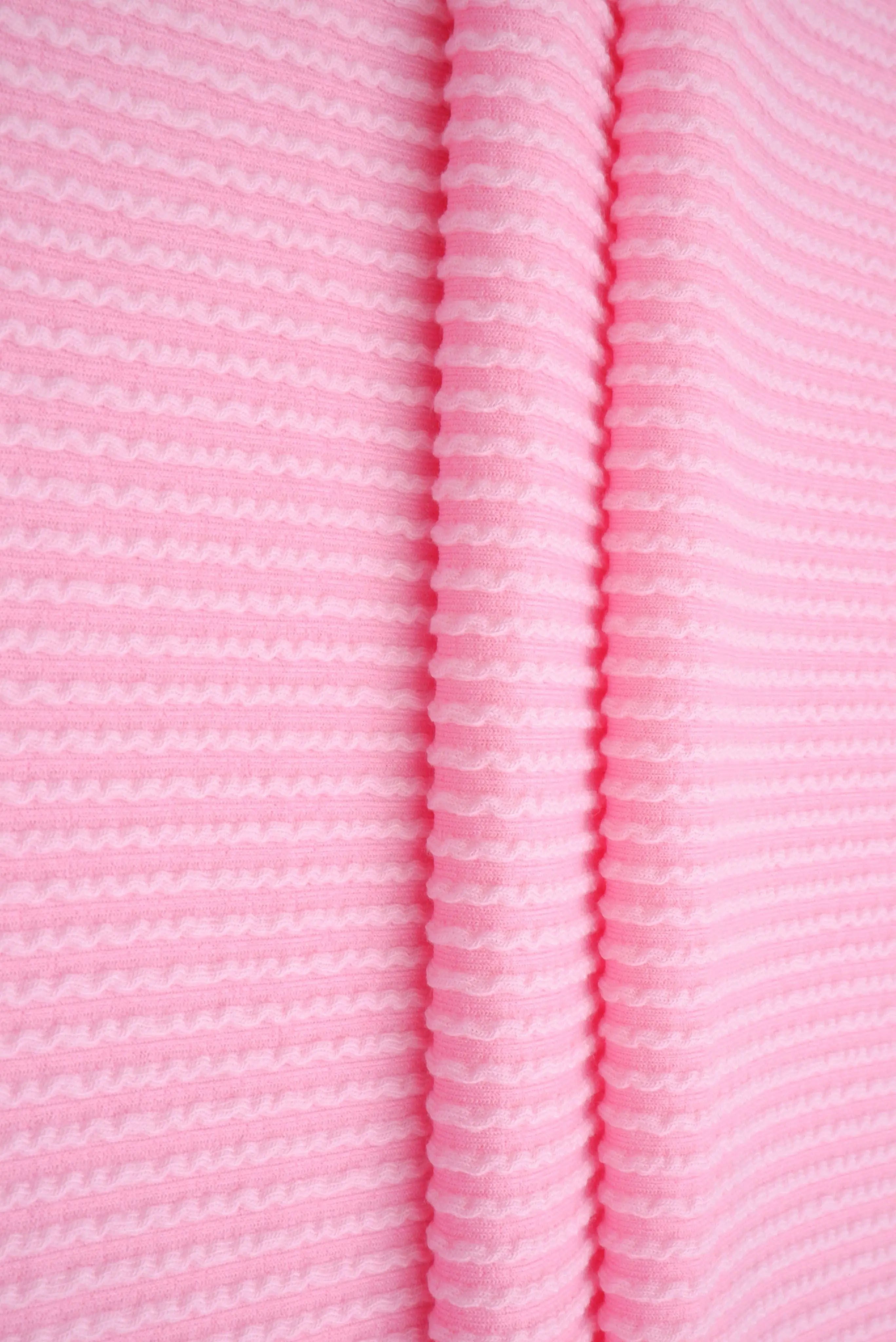 KNT4463 PINK NEW BODYSUIT BOTTOMS CAMI DOUBLE KNIT DRESS JACQUARD LOUNGEWEAR NO-PRINT PANTS PINK POLYESTER RAYON RIB SOLID SPANDEX STRETCH SWEATER T-SHIRT URBAN