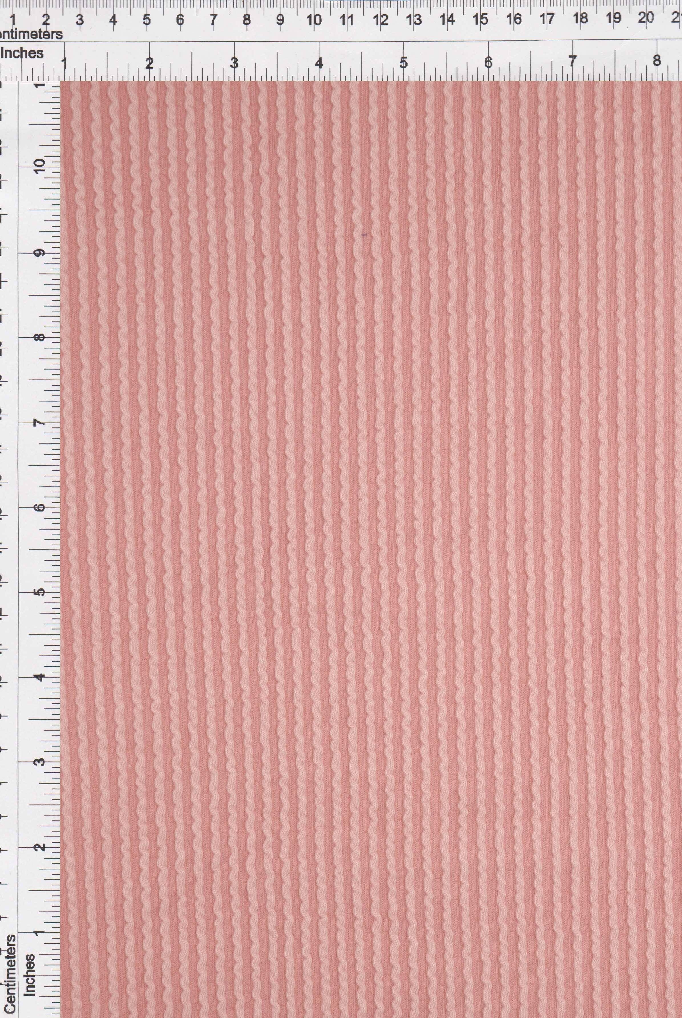 Jacquard Double Knit Rib Stretch Fabric - KNT4463