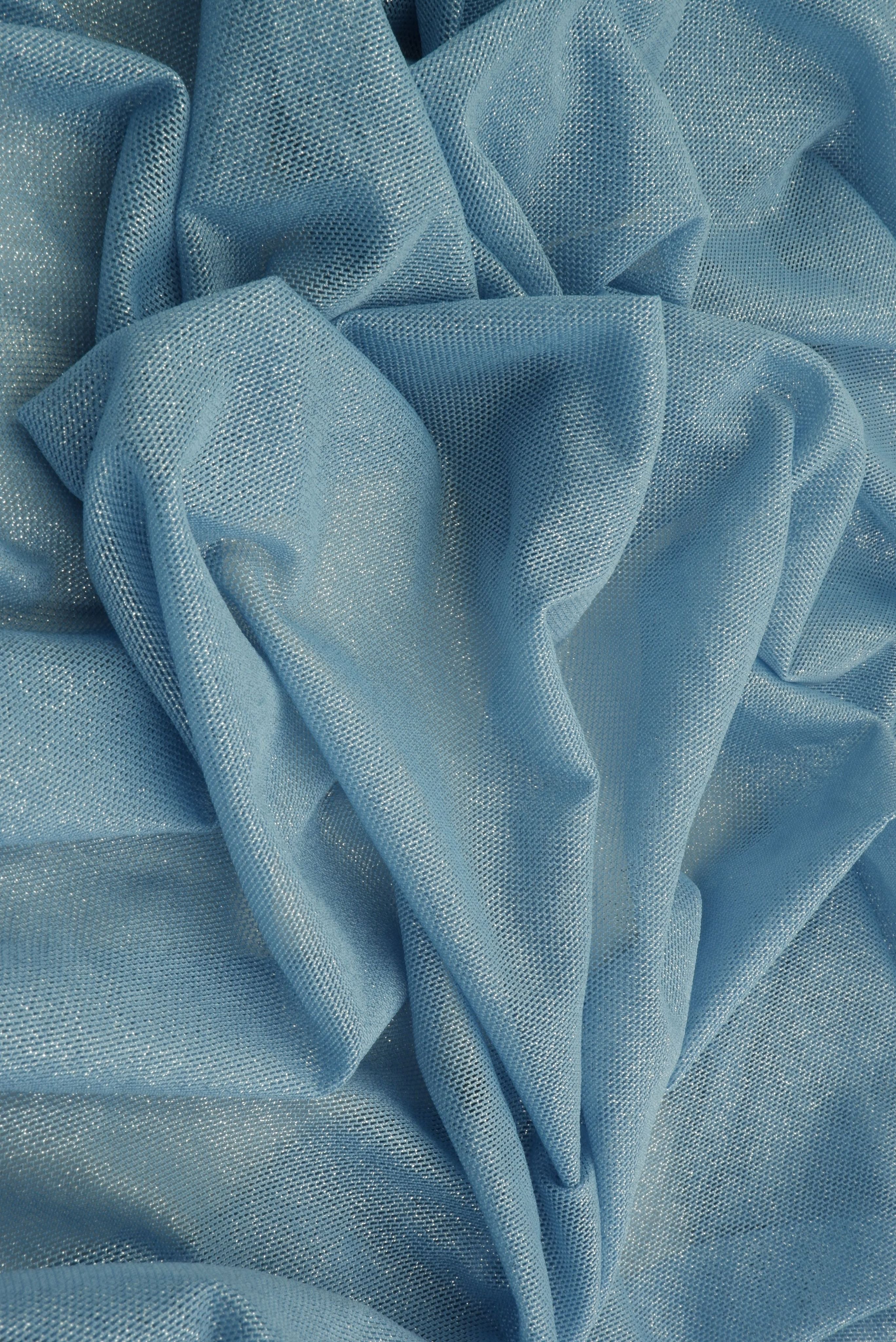 Foil Mesh Stretch Fabric Polyester Spandex - MESH-FOIL