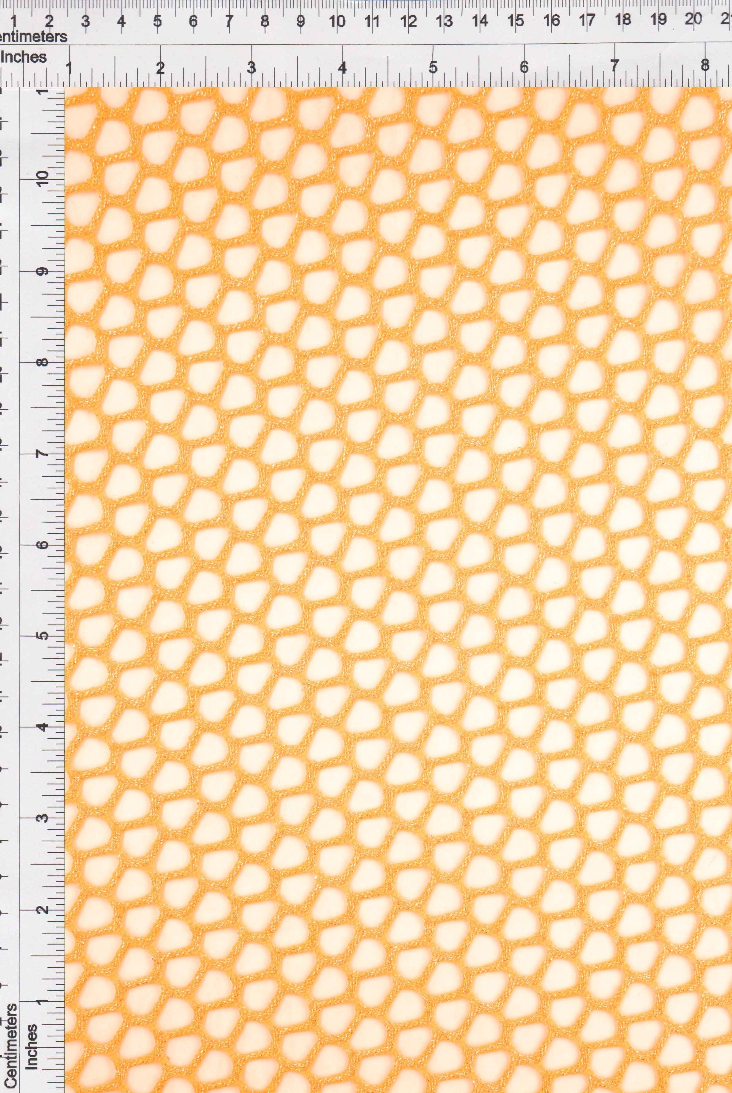 Lurex Fishnet Mesh Stretch Fabric - MESH-4467