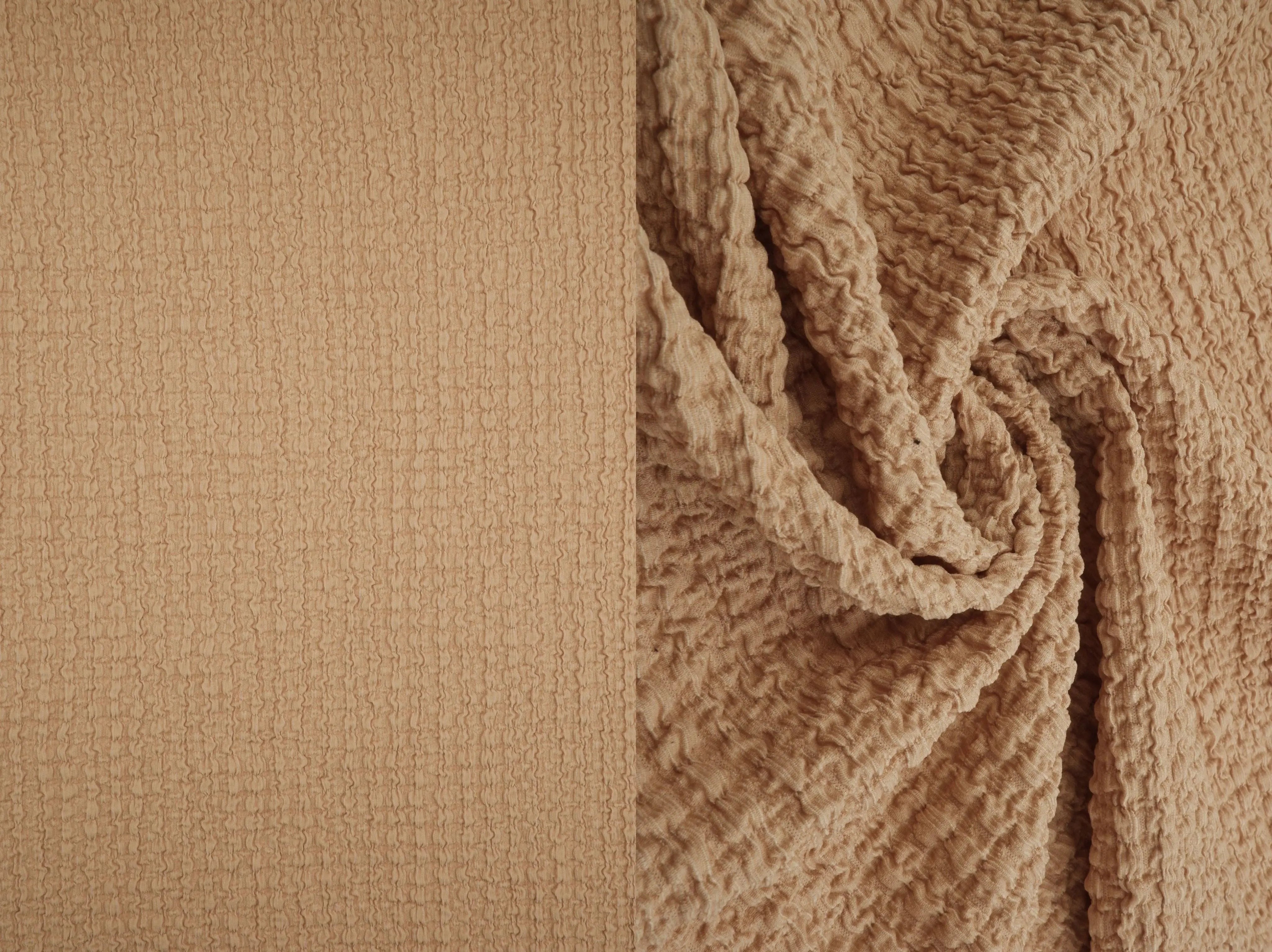Waffle Crepe Solid Knit Fabric - CRP4501