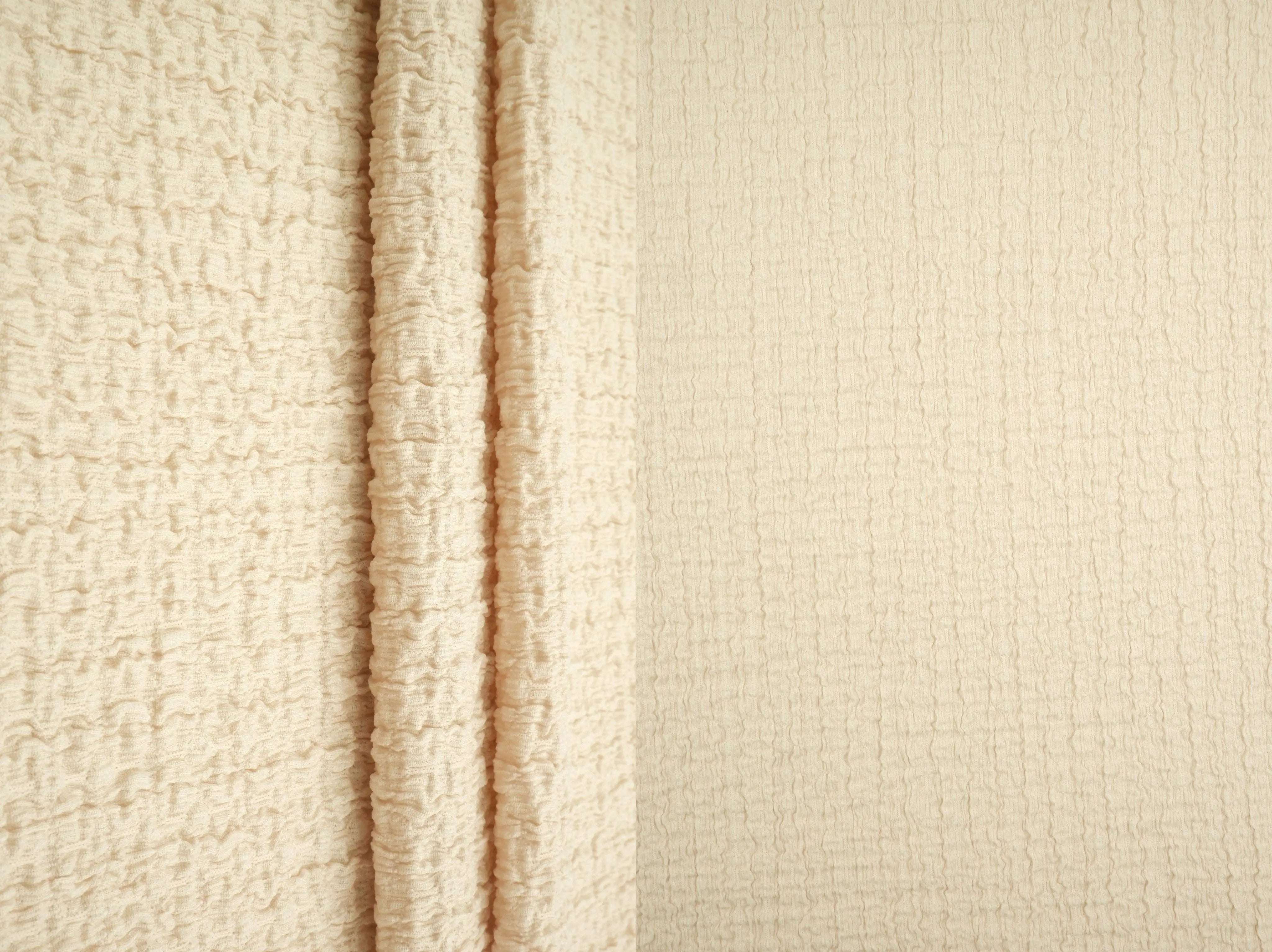 Waffle Crepe Solid Knit Fabric - CRP4501