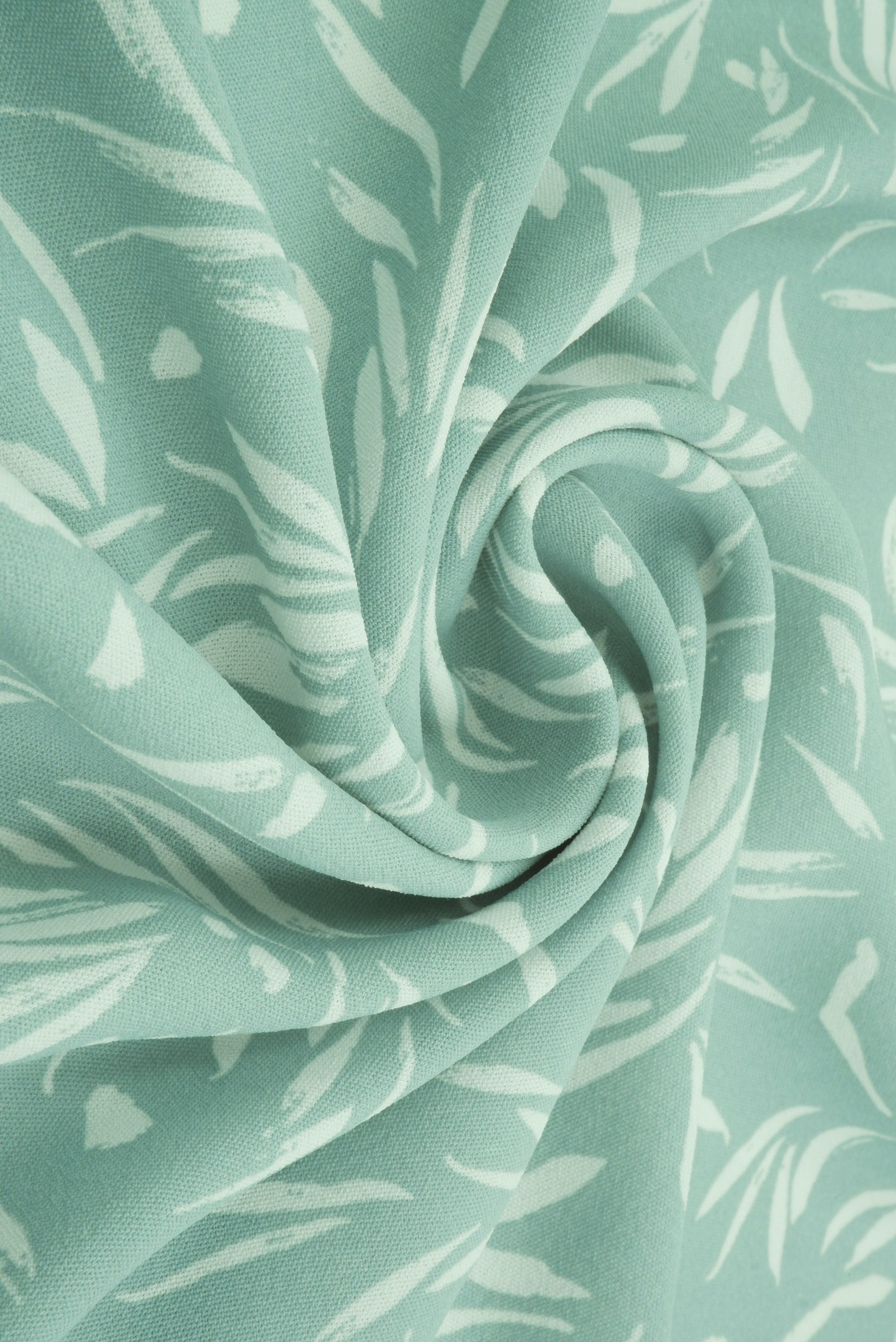 Airflow Leaf Print Cey Fabric - POP4178-MS11090