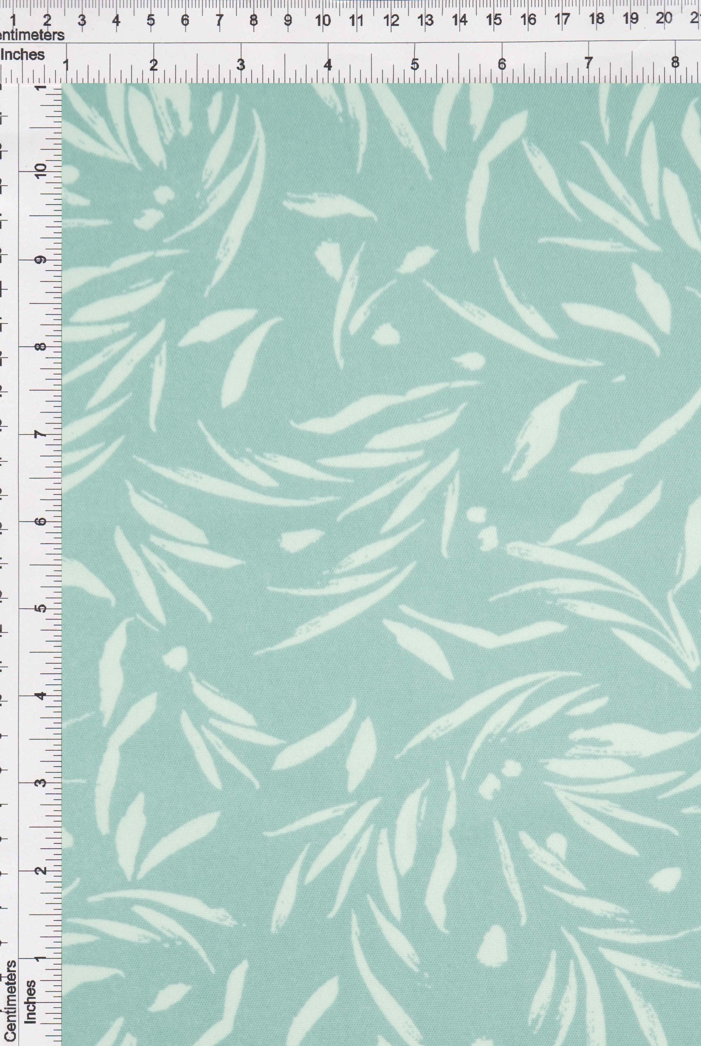 Airflow Leaf Print Cey Fabric - POP4178-MS11090