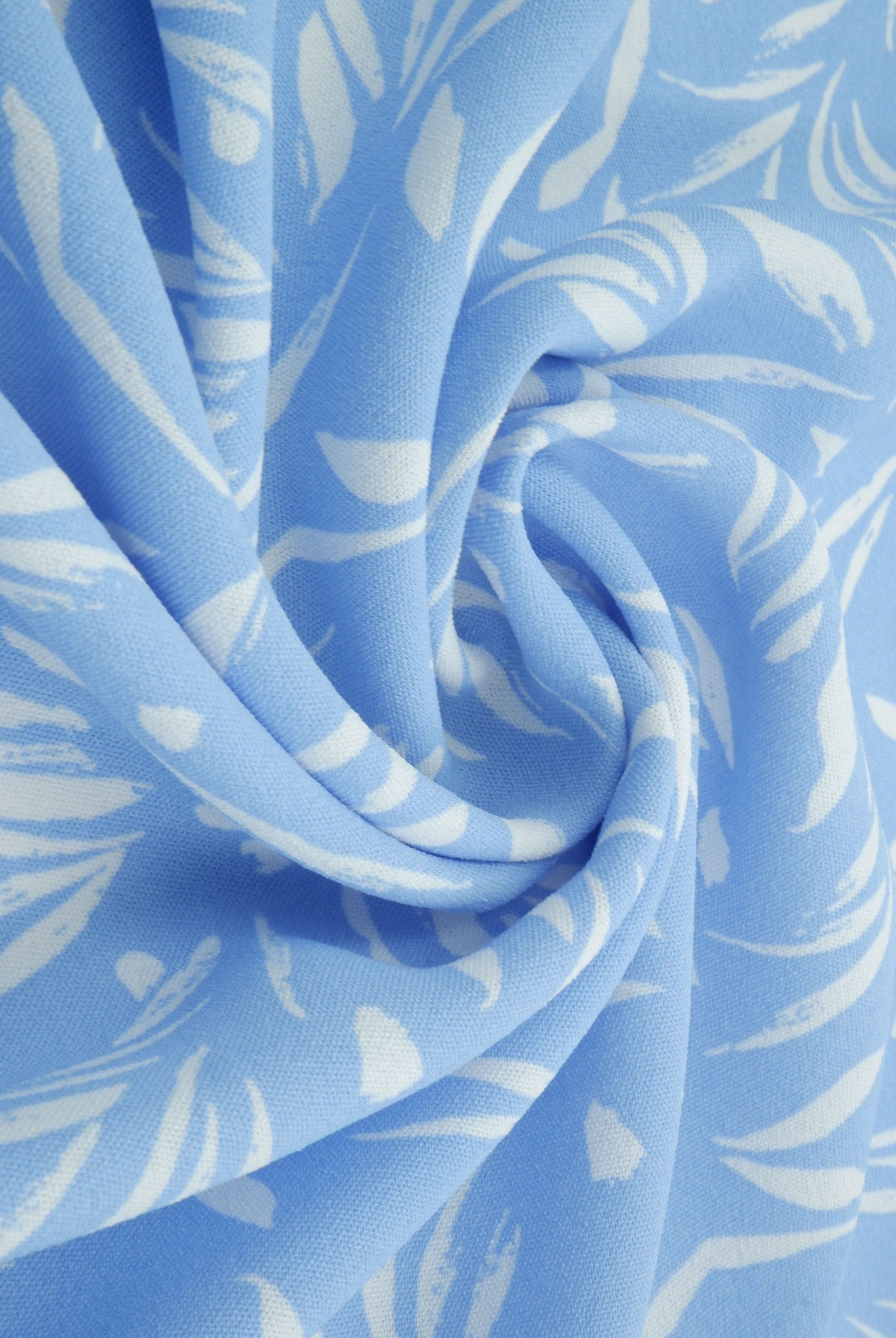 Airflow Leaf Print Cey Fabric - POP4178-MS11090