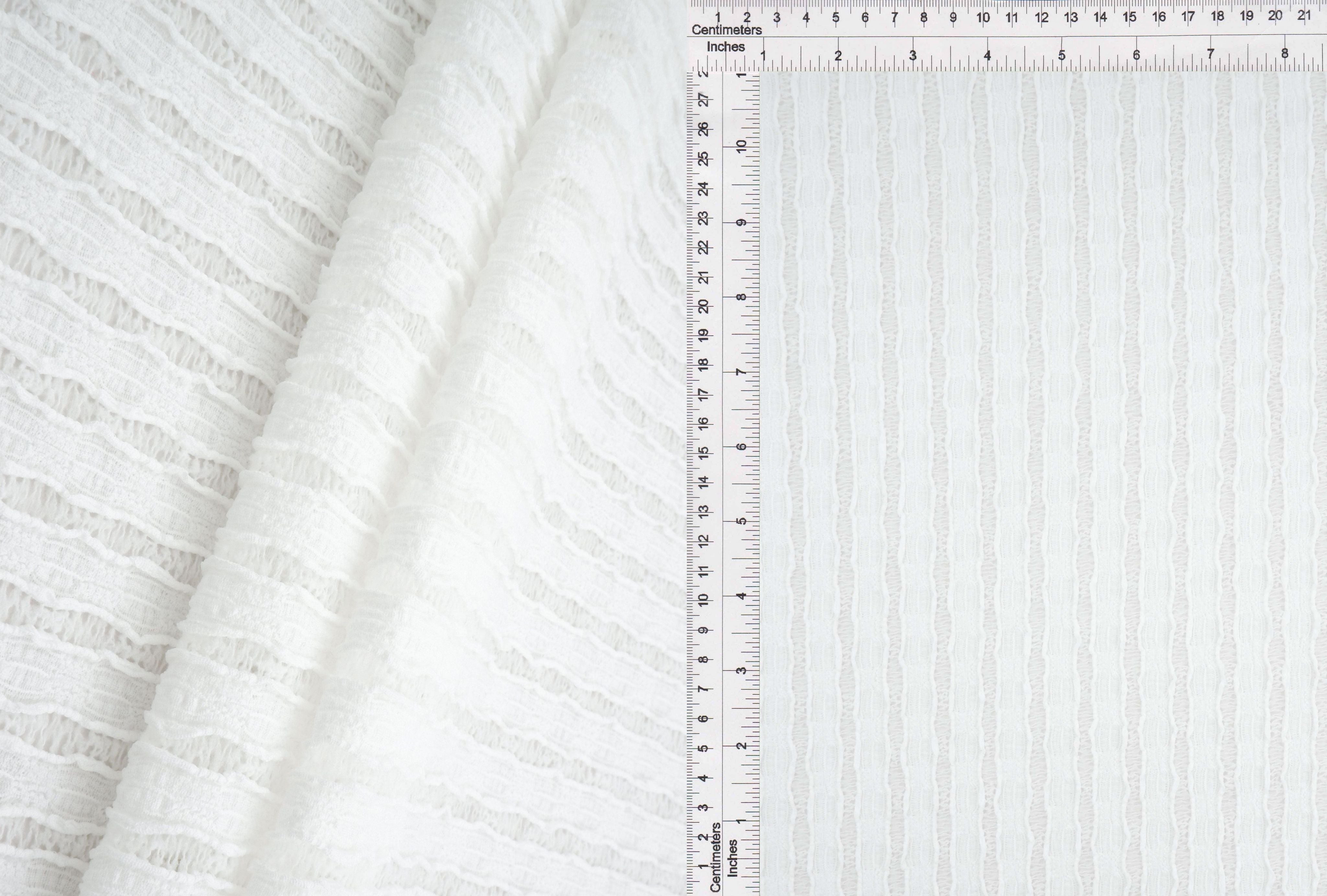 LACE4508 WHITE OPTIC BLOUSE BODYSUIT BOTTOMS DRESS LACE PANTS POLYESTER SKIRTS SOLID SPANDEX STRIPE TOPS