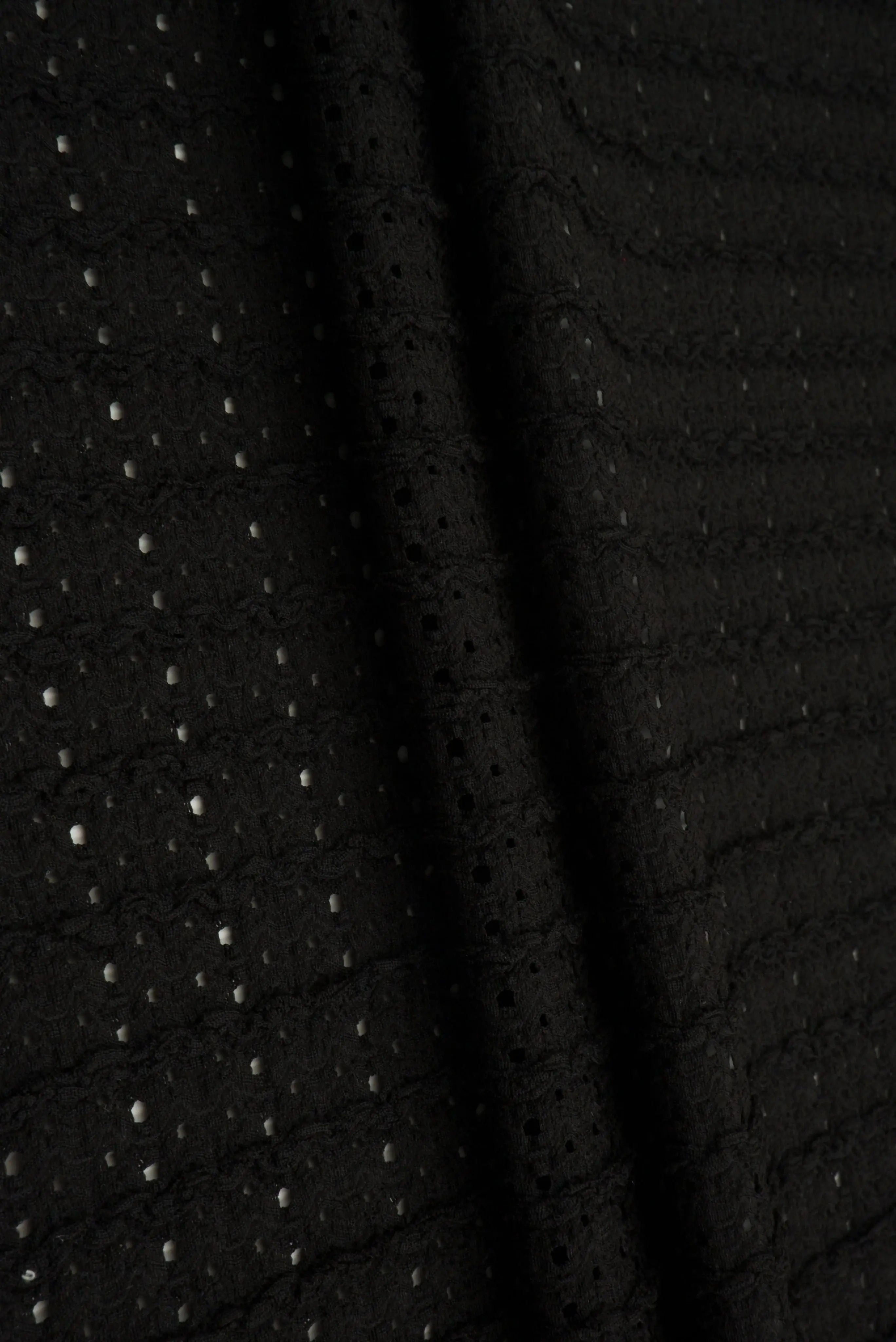 Wave Knit Jacquard Solid - KNT4507