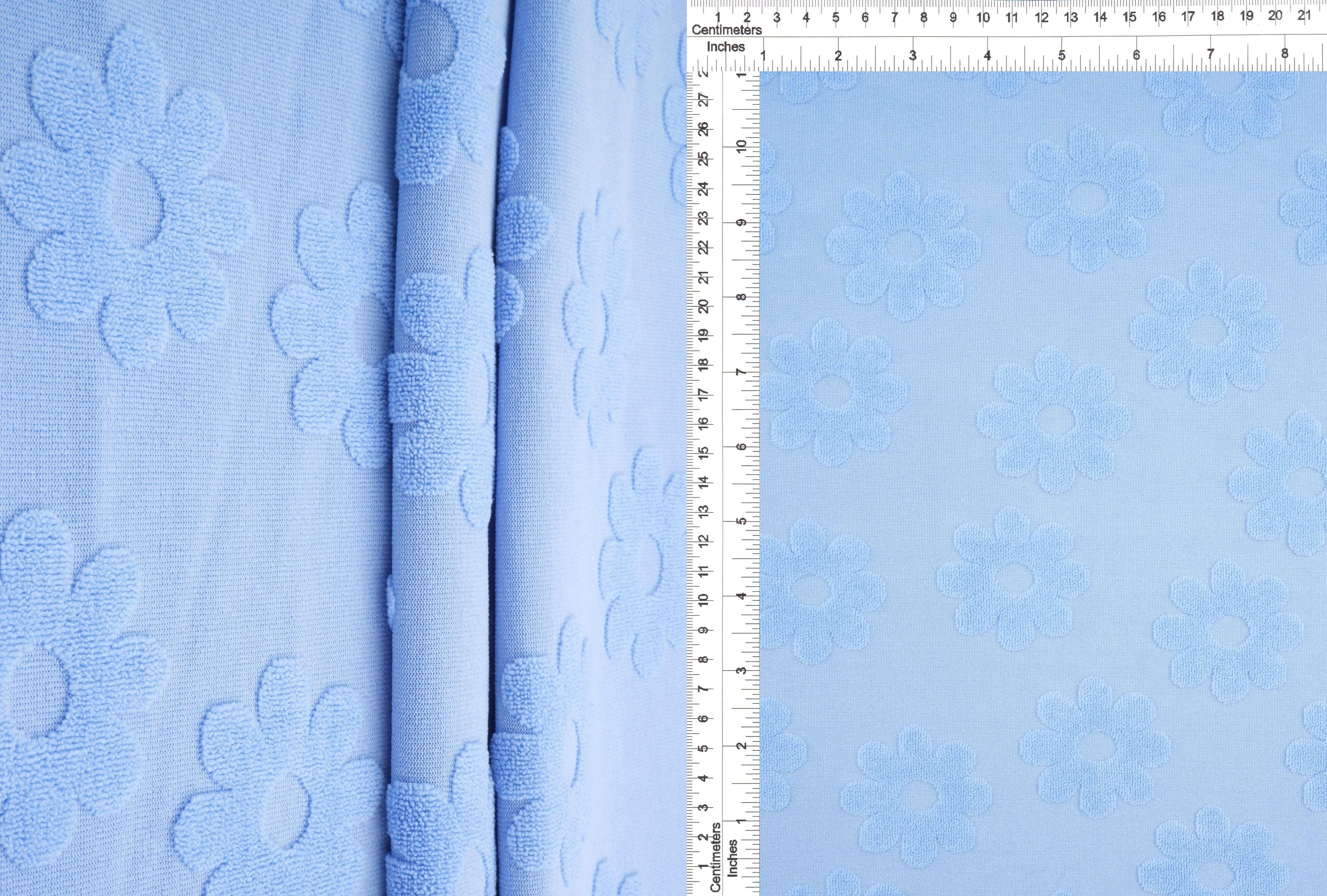 Daisy Floral Jacquard Knit Fabric - JACQ-4480