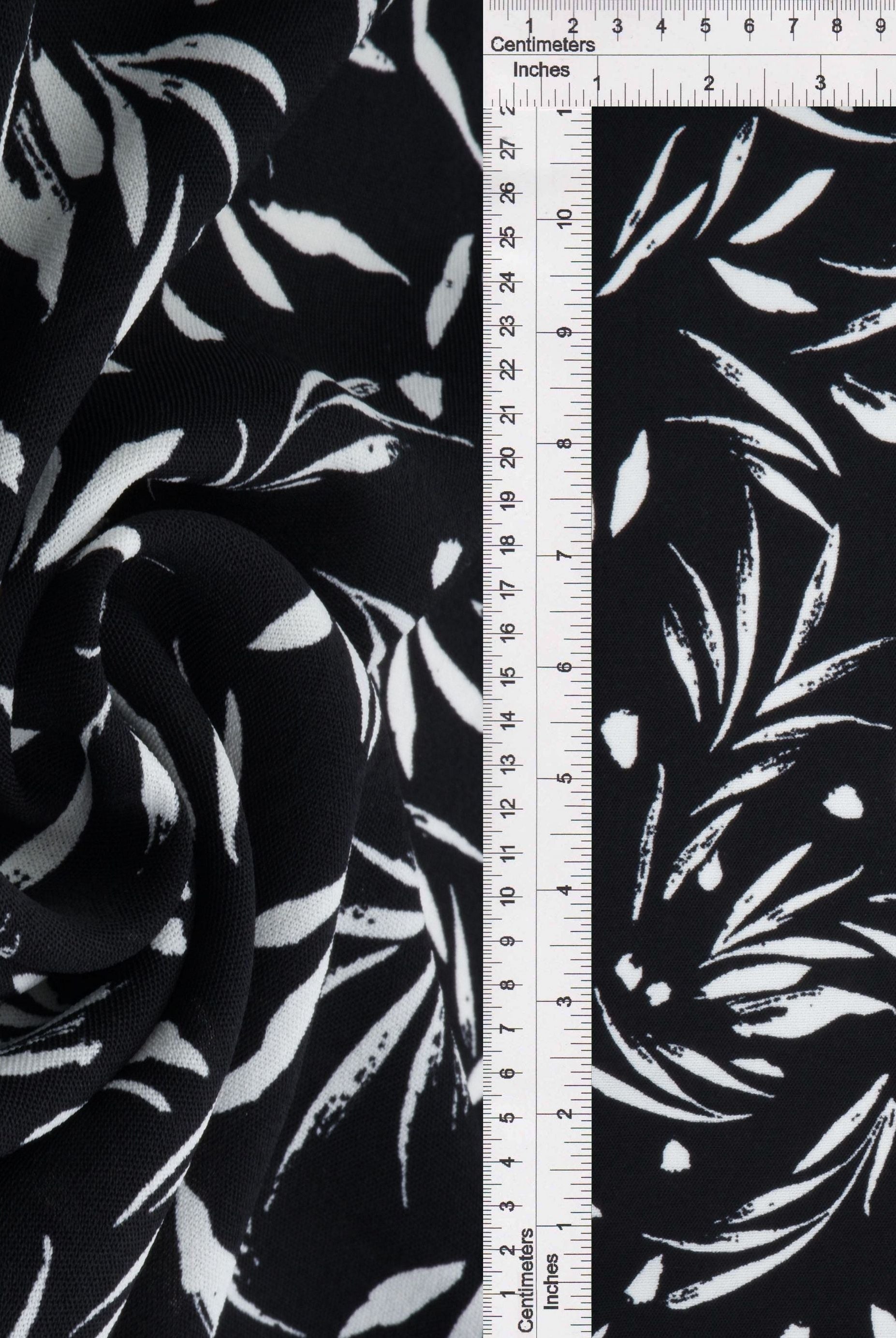 Airflow Leaf Print Cey Fabric - POP4178-MS11090