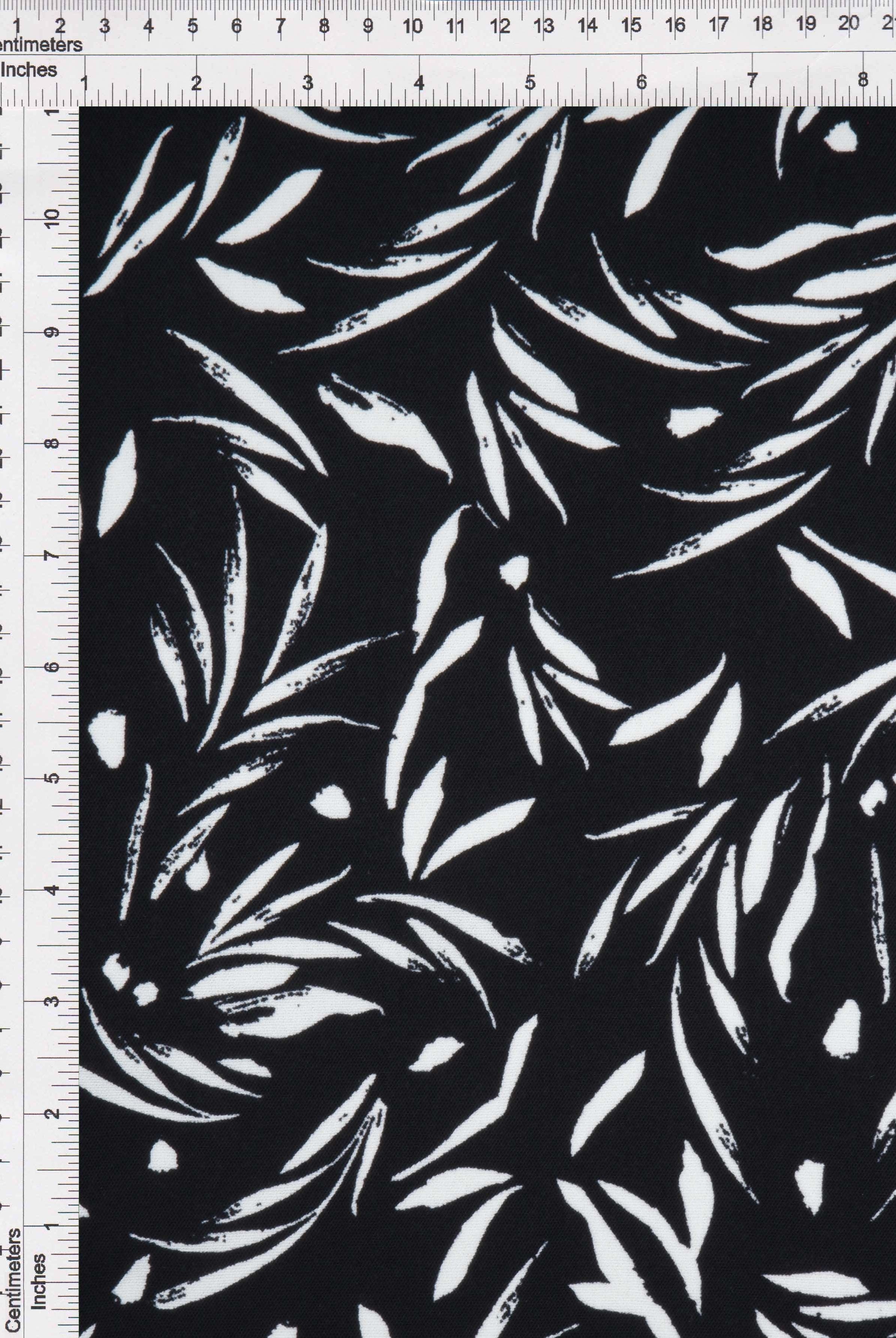 Airflow Leaf Print Cey Fabric - POP4178-MS11090