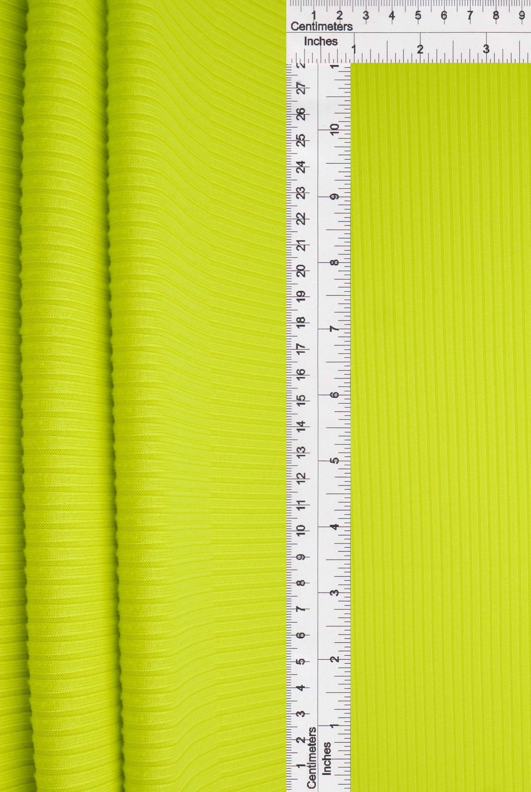 Rib Solid Stretch Knit Fabric - KNT4151