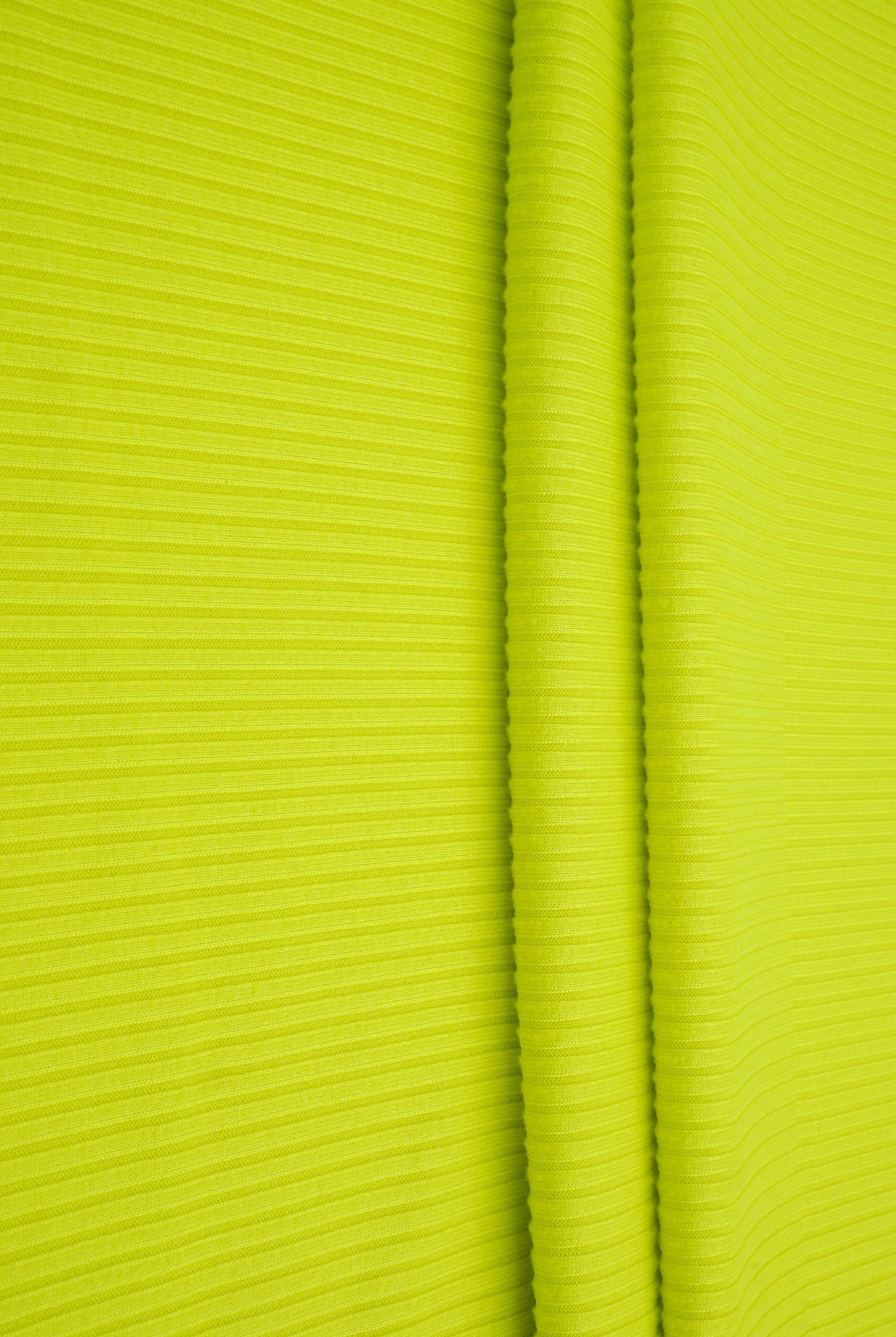 Rib Solid Stretch Knit Fabric - KNT4151