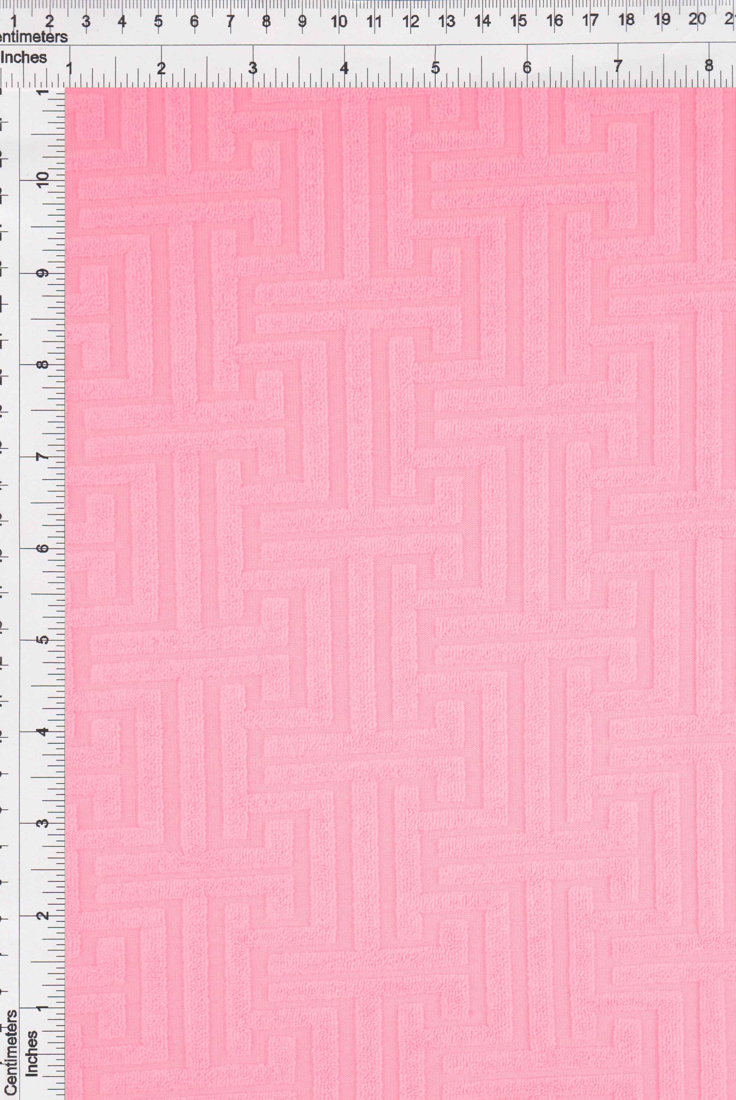 JACQ-4475 PINK LT. BOTTOMS DRESS GEOMETRIC JACQUARD KNIT LIVERPOOL OUTERWEAR PANTS POLYESTER SKIRTS SOLID SPANDEX STRETCH SWEATER TOPS