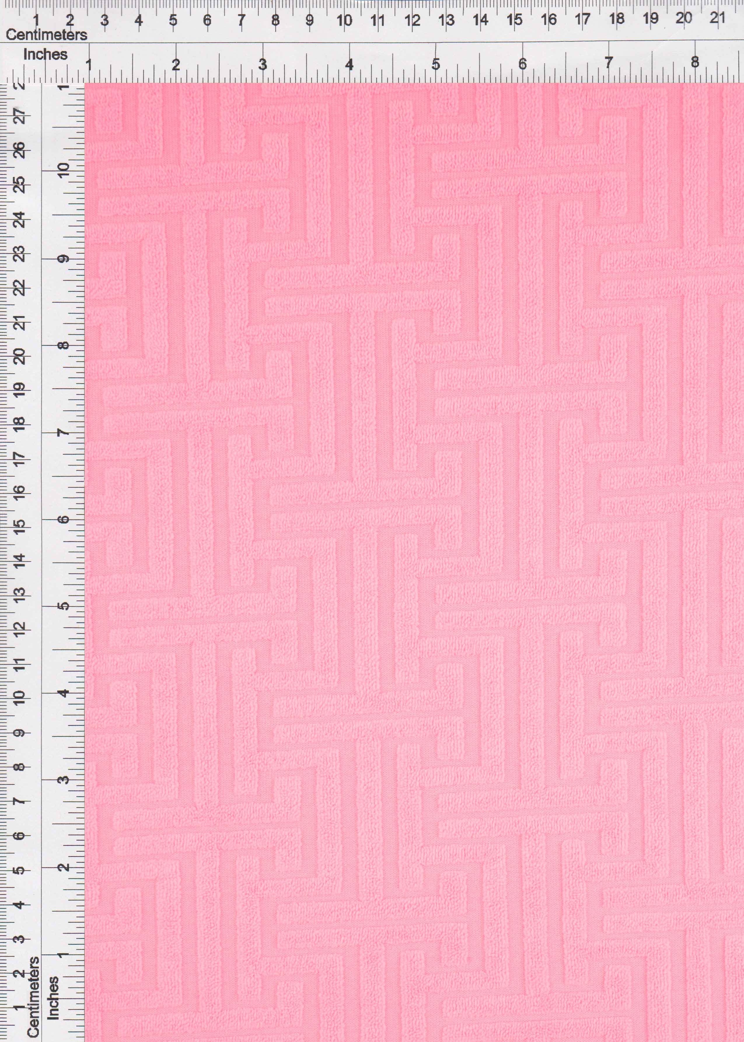 JACQ-4475 PINK LT. BOTTOMS DRESS GEOMETRIC JACQUARD KNIT LIVERPOOL OUTERWEAR PANTS POLYESTER SKIRTS SOLID SPANDEX STRETCH SWEATER TOPS