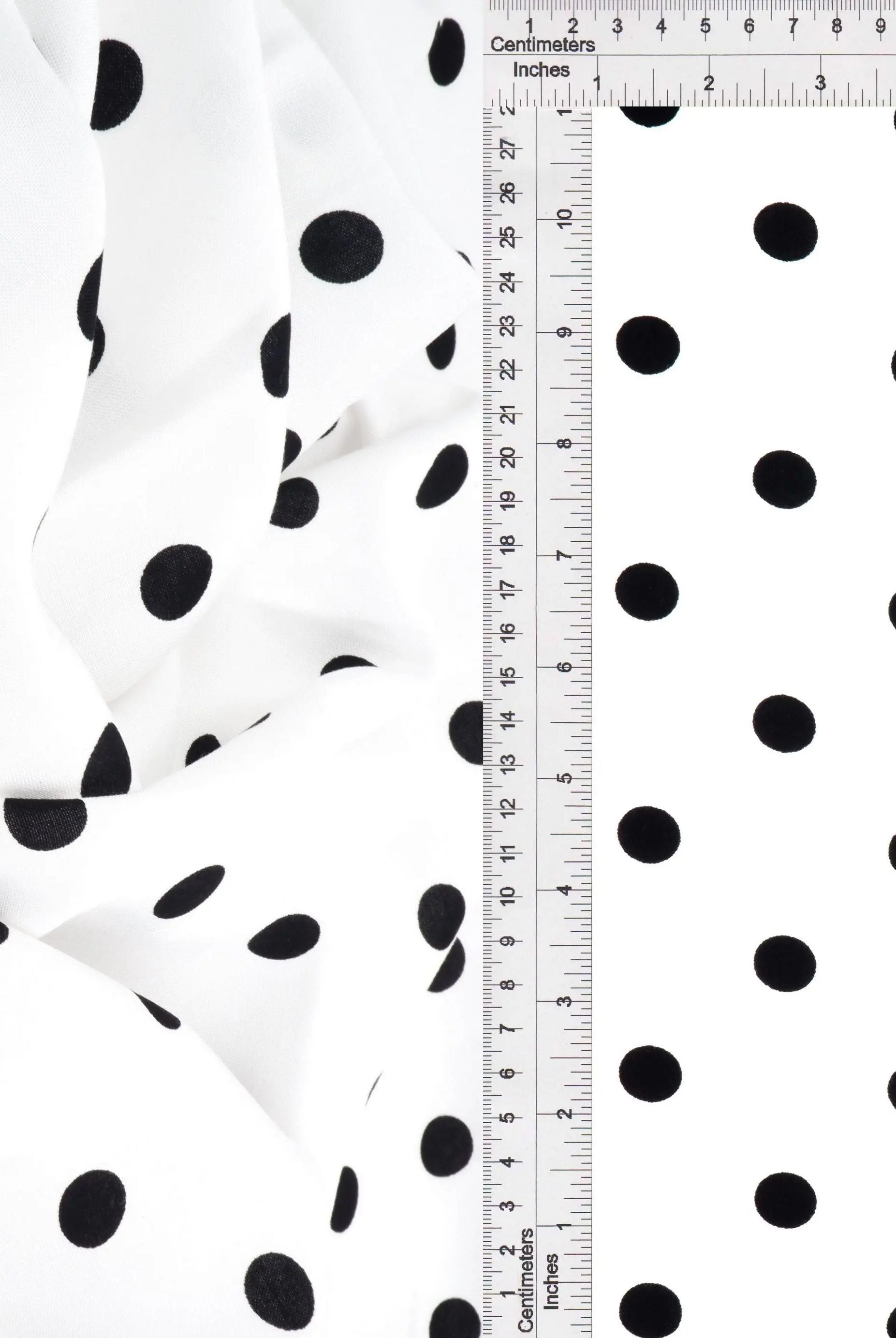 POP948-SE90548 IVORY/BLACK BLACK BLOUSE BLUE BODYSUIT BOTTOMS CAMI CHALLIS DOT DRESS IVORY NAVY PANTS PRINT RAYON SKIRTS TOPS WOVEN