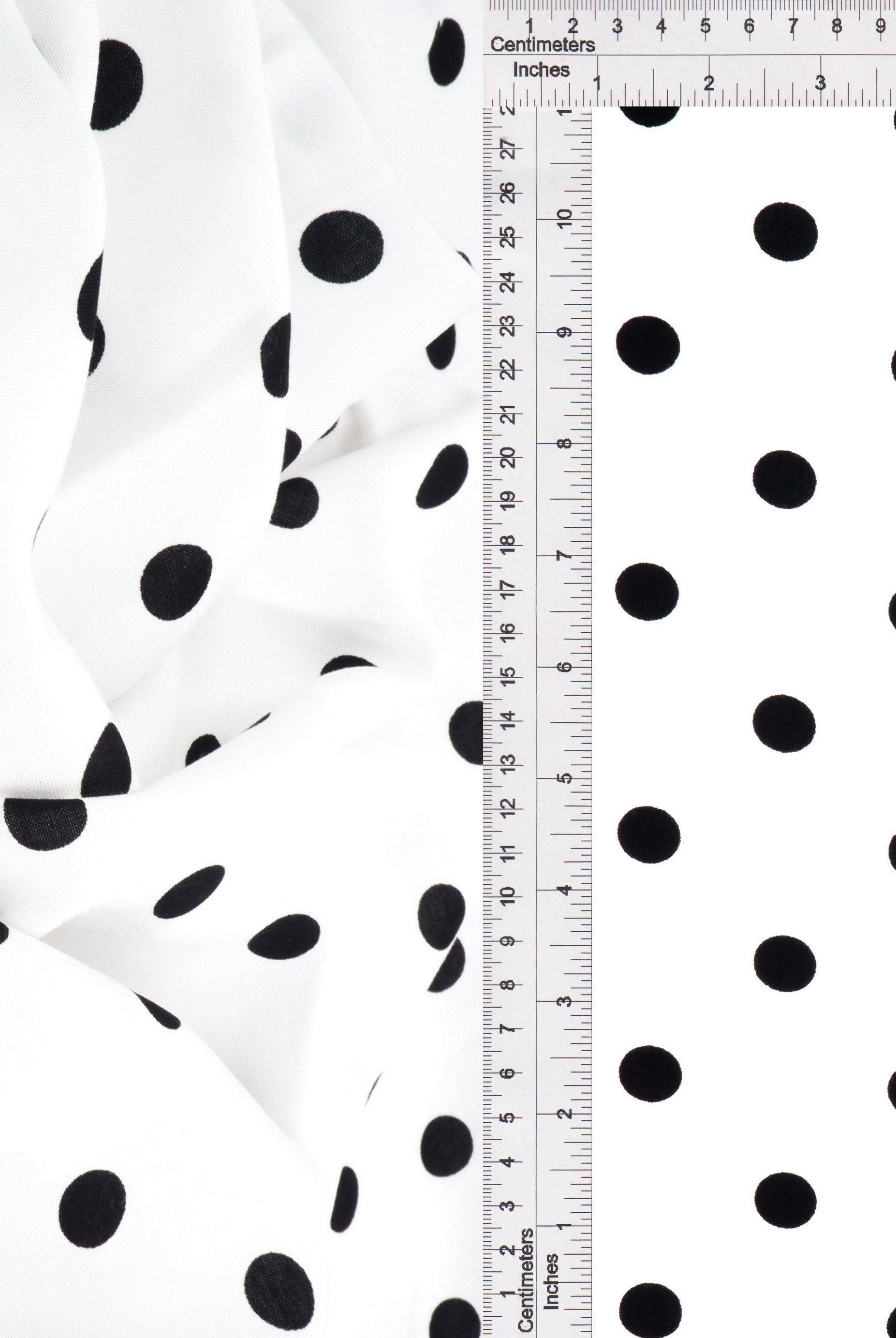 Rayon Challis Polka Dot Print - POP948-SE90548