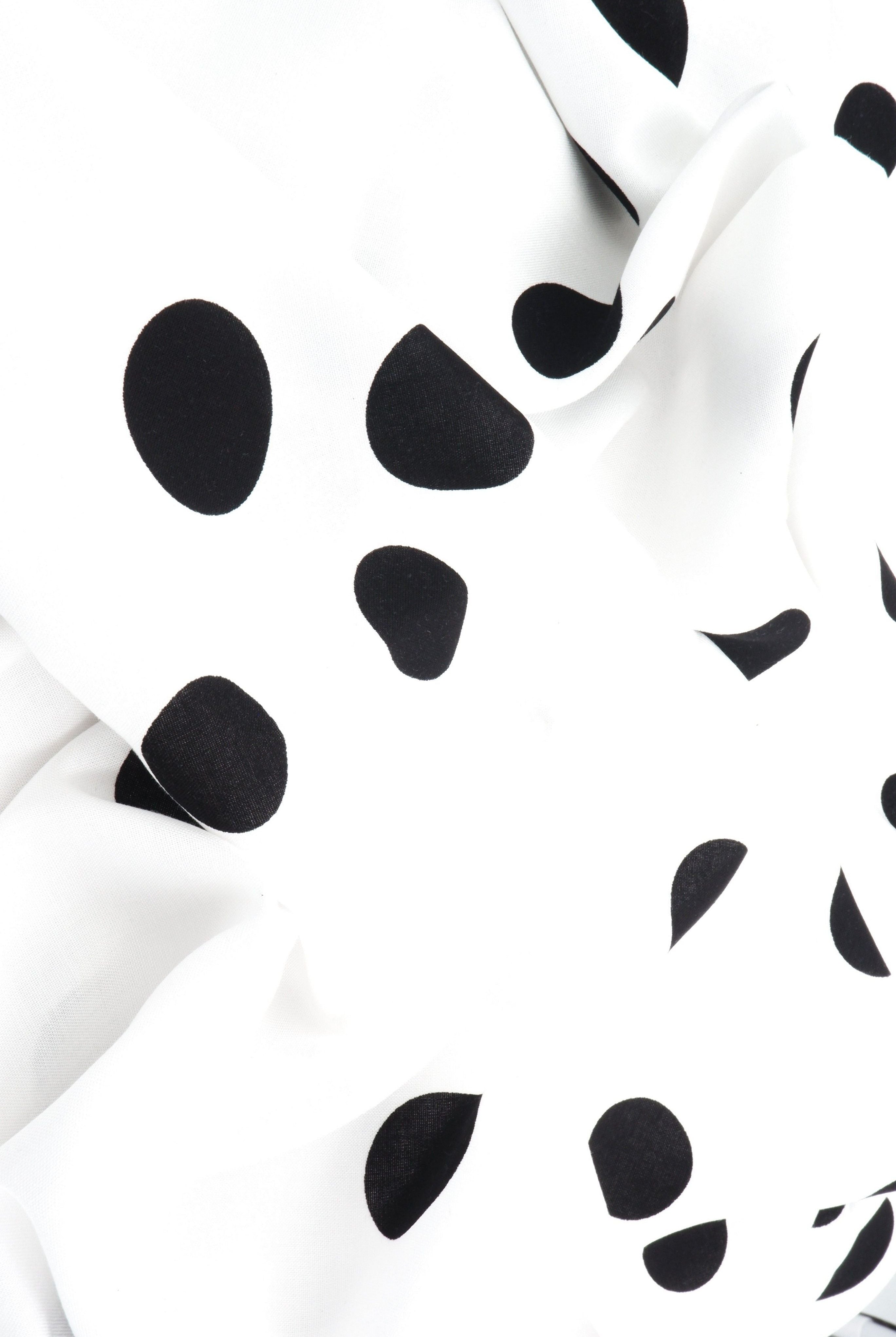 Rayon Challis Polka Dot Print - POP948-MS11094