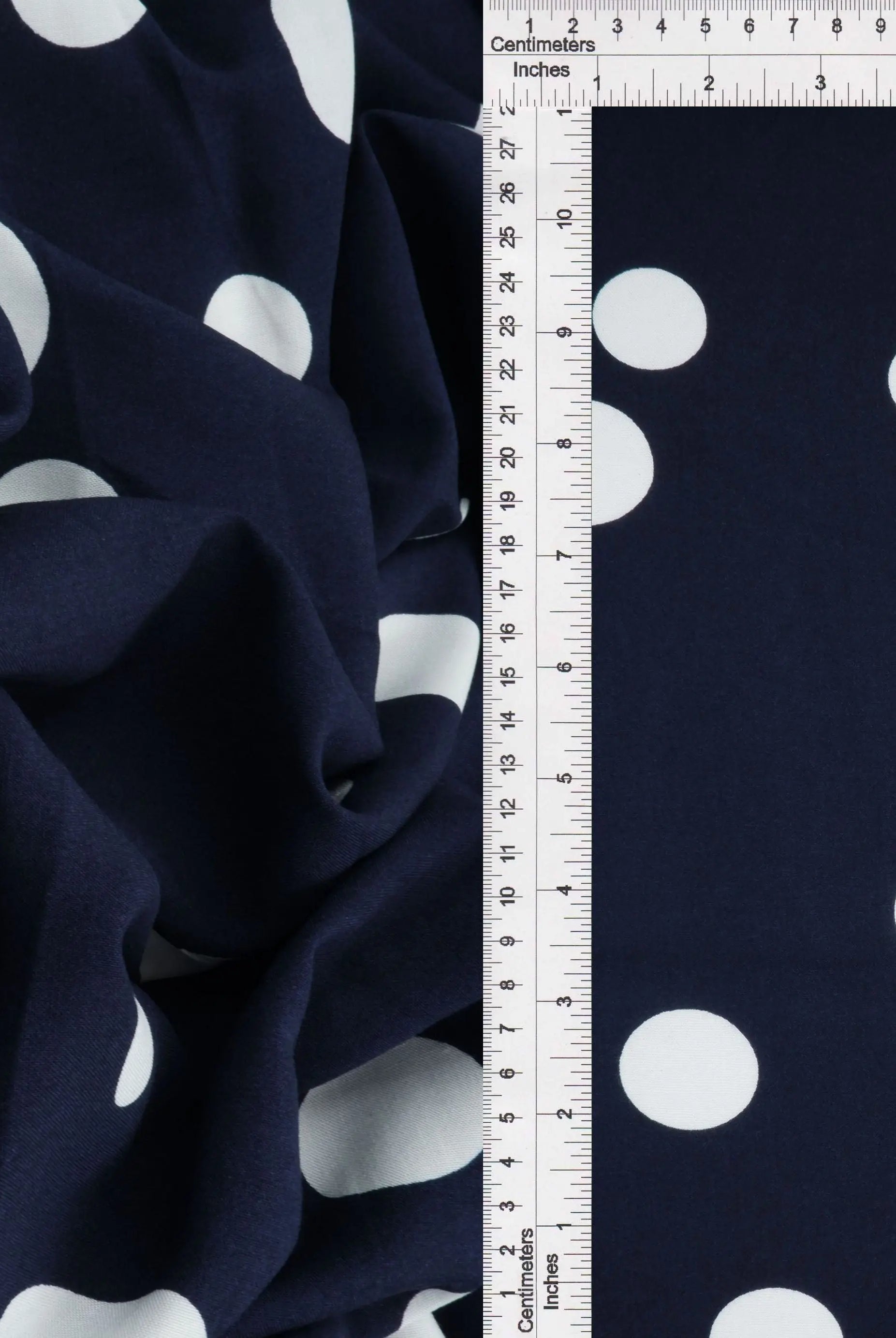 POP948-MS11094 NAVY/IVORY BLACK BLOUSE BLUE BOTTOMS CAMI CHALLIS DOT DRESS IVORY NAVY PANTS PRINT RAYON SKIRTS TOPS WOVEN