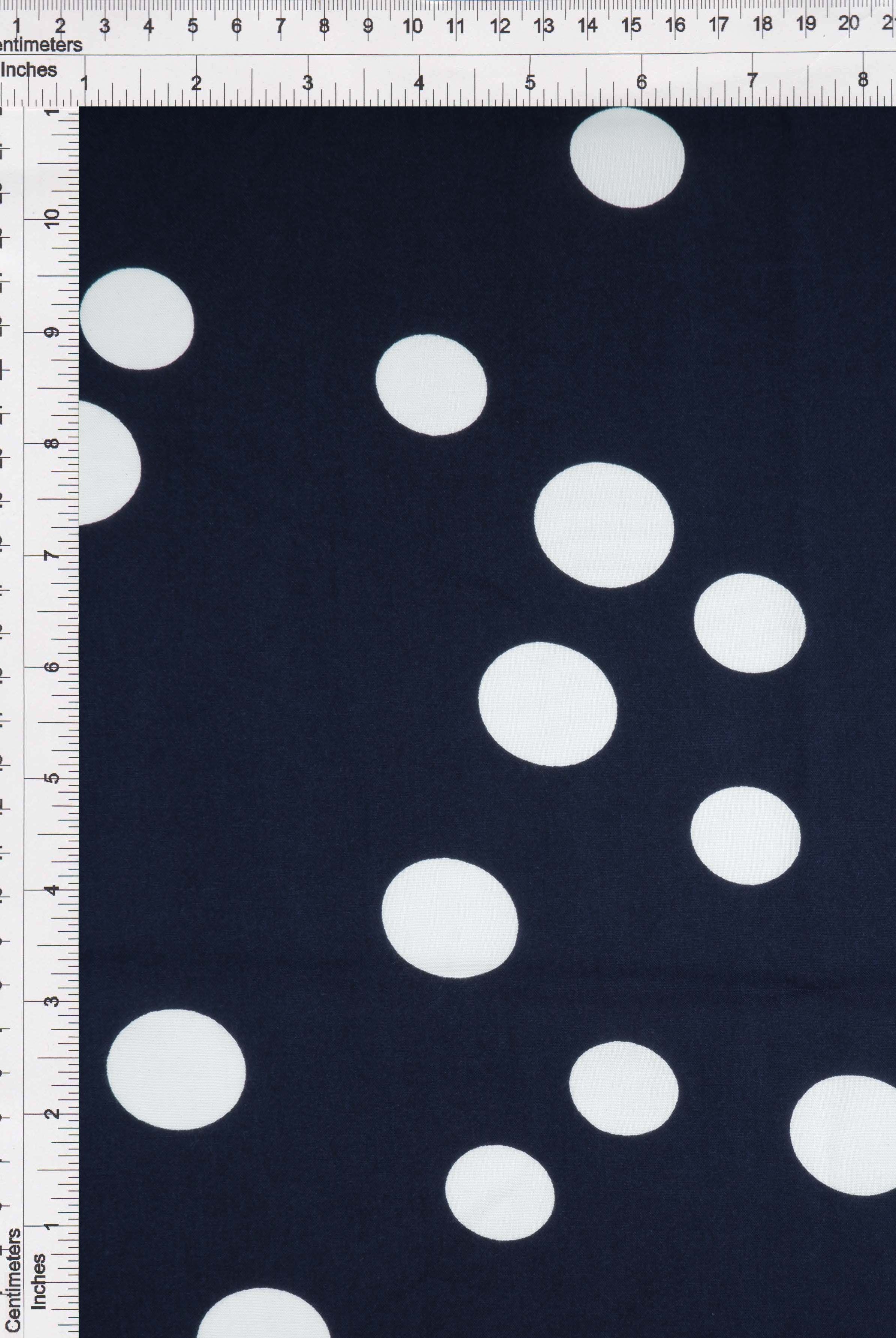 POP948-MS11094 NAVY/IVORY BLACK BLOUSE BLUE BOTTOMS CAMI CHALLIS DOT DRESS IVORY NAVY PANTS PRINT RAYON SKIRTS TOPS WOVEN