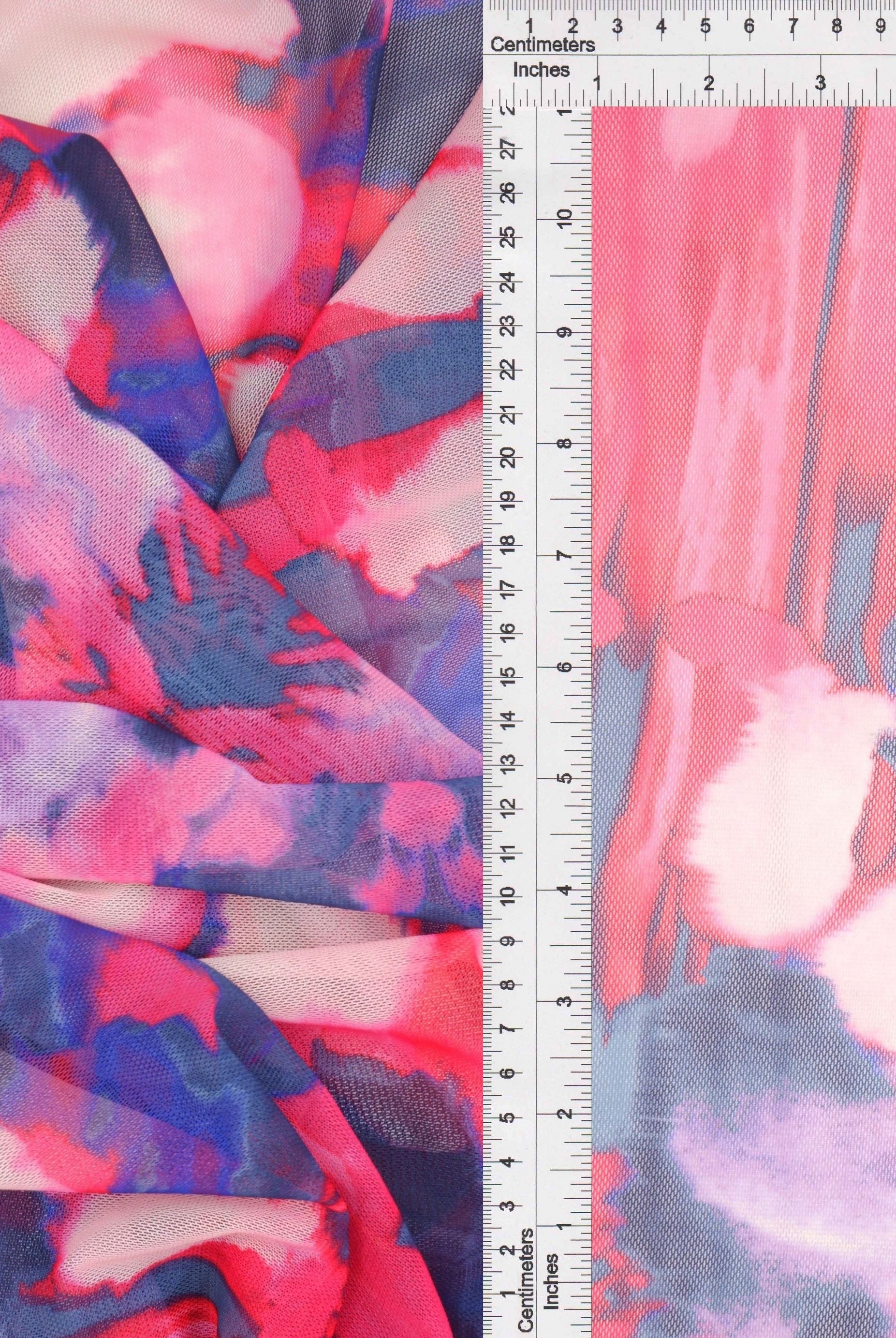 Tie-Dye Mesh Digital Print - MESH-MS11307D
