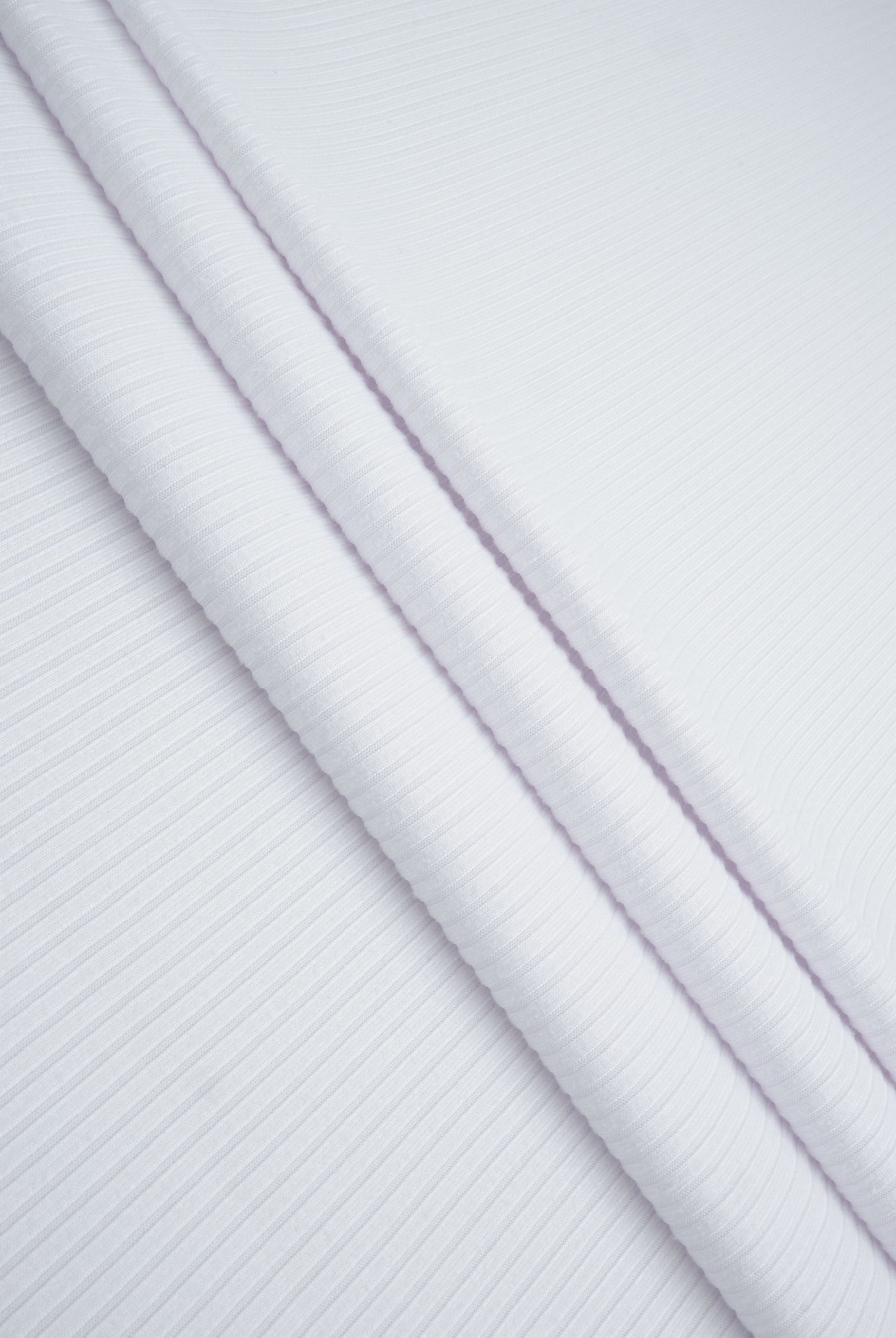 Rib Solid Stretch Knit Fabric - KNT4151