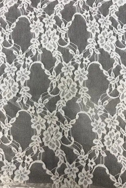 Nylon Floral Lace Fabric - LACE-1483