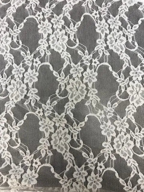 LACE-1483 OFF-WHITE BLOUSE BOTTOMS CAMI CREAM DRESS FLORAL IVORY LACE LOUNGEWEAR NYLON SKIRTS SOLID SPANDEX TOPS WHITE