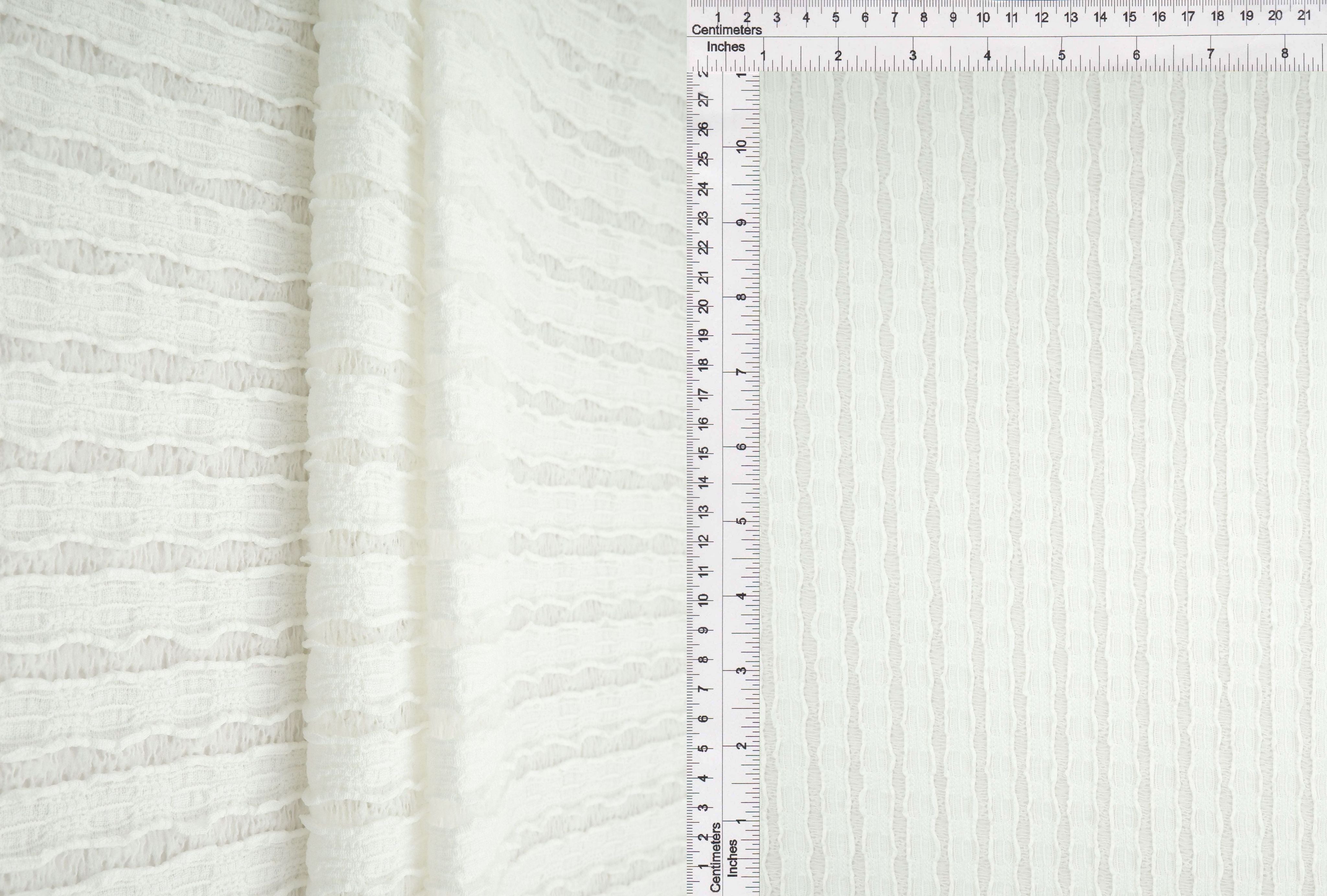 LACE4508 IVORY BLOUSE BODYSUIT BOTTOMS DRESS LACE PANTS POLYESTER SKIRTS SOLID SPANDEX STRIPE TOPS