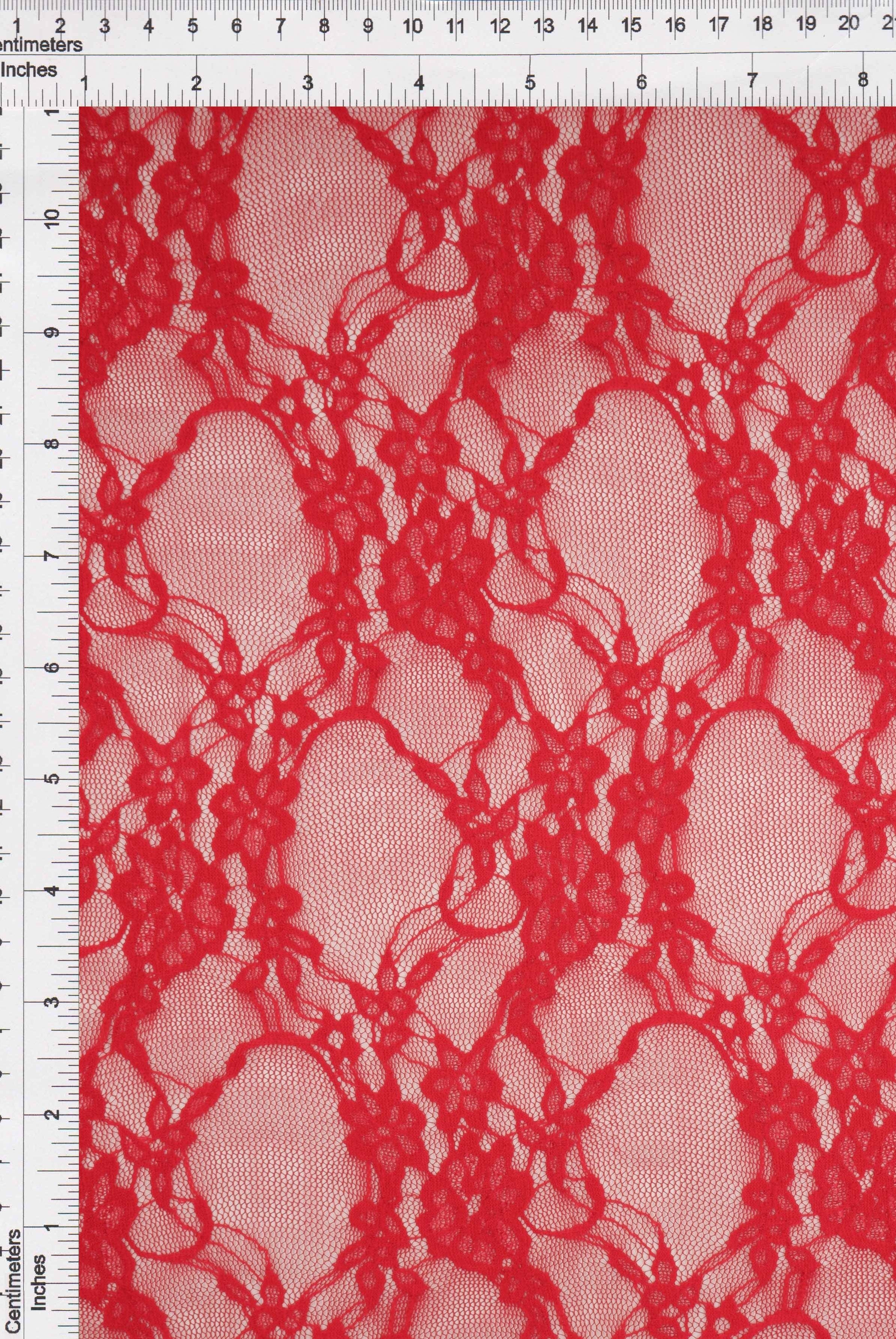 Nylon Floral Lace Fabric - LACE-1483