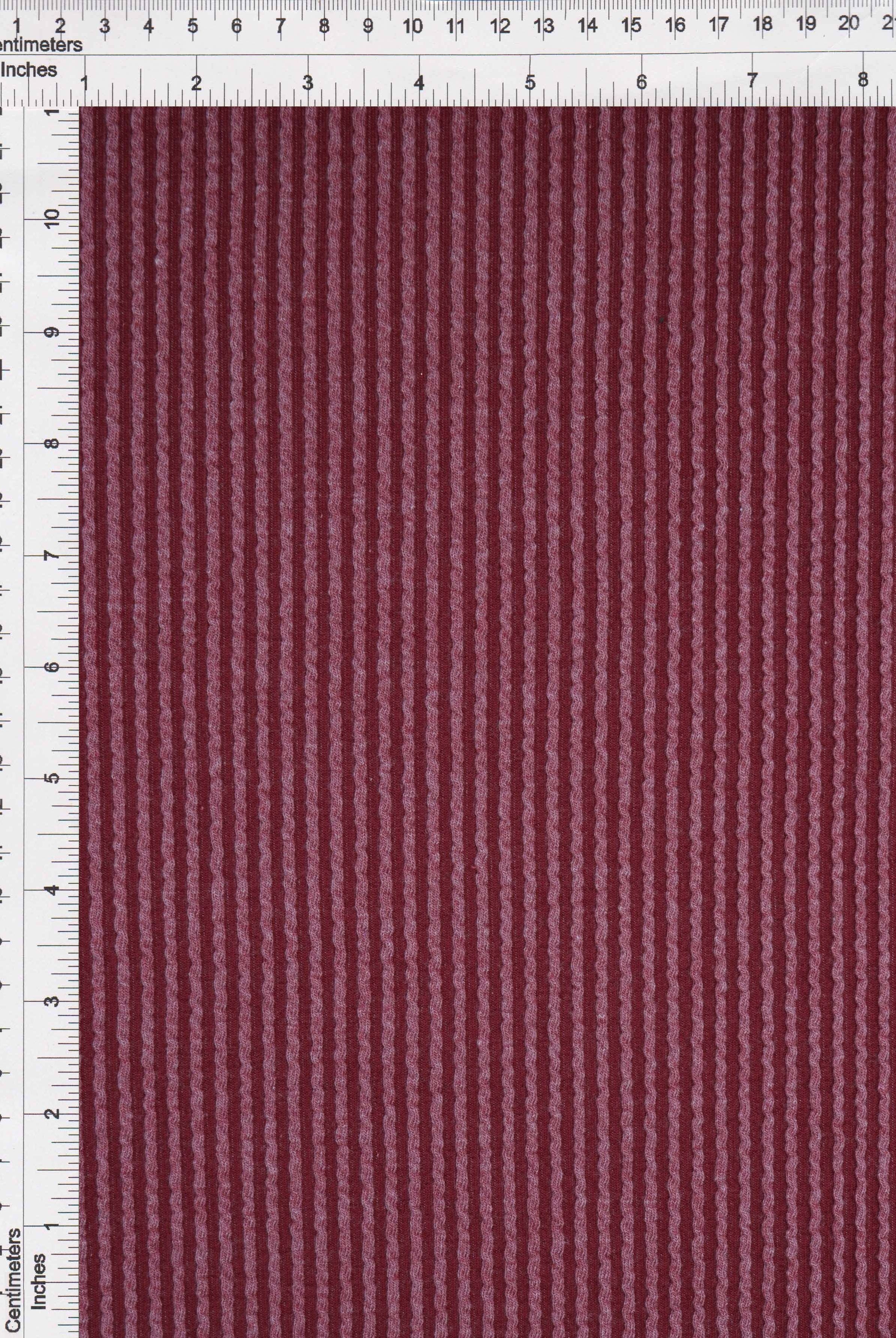 Jacquard Double Knit Rib Stretch Fabric - KNT4463