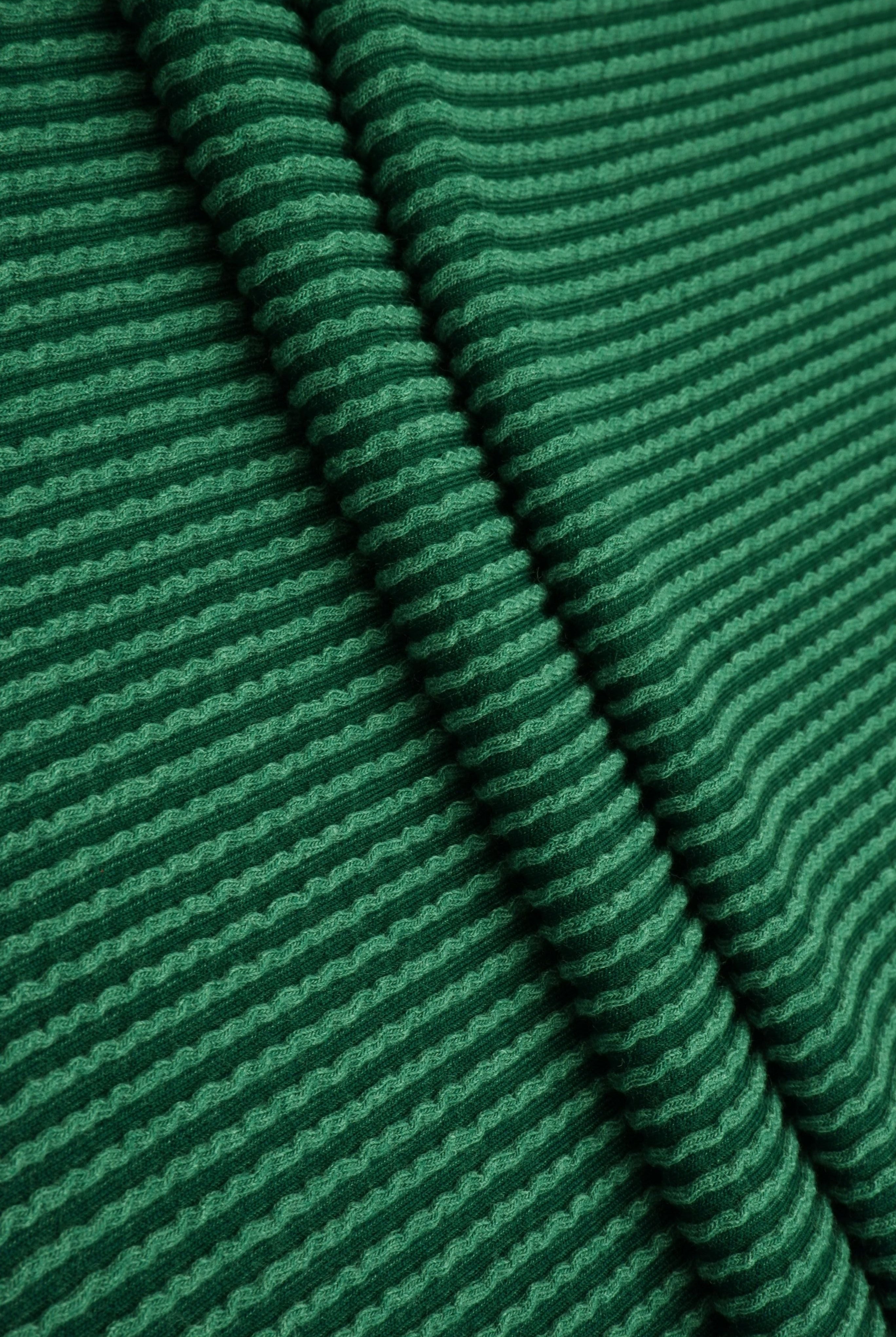 Jacquard Double Knit Rib Stretch Fabric - KNT4463