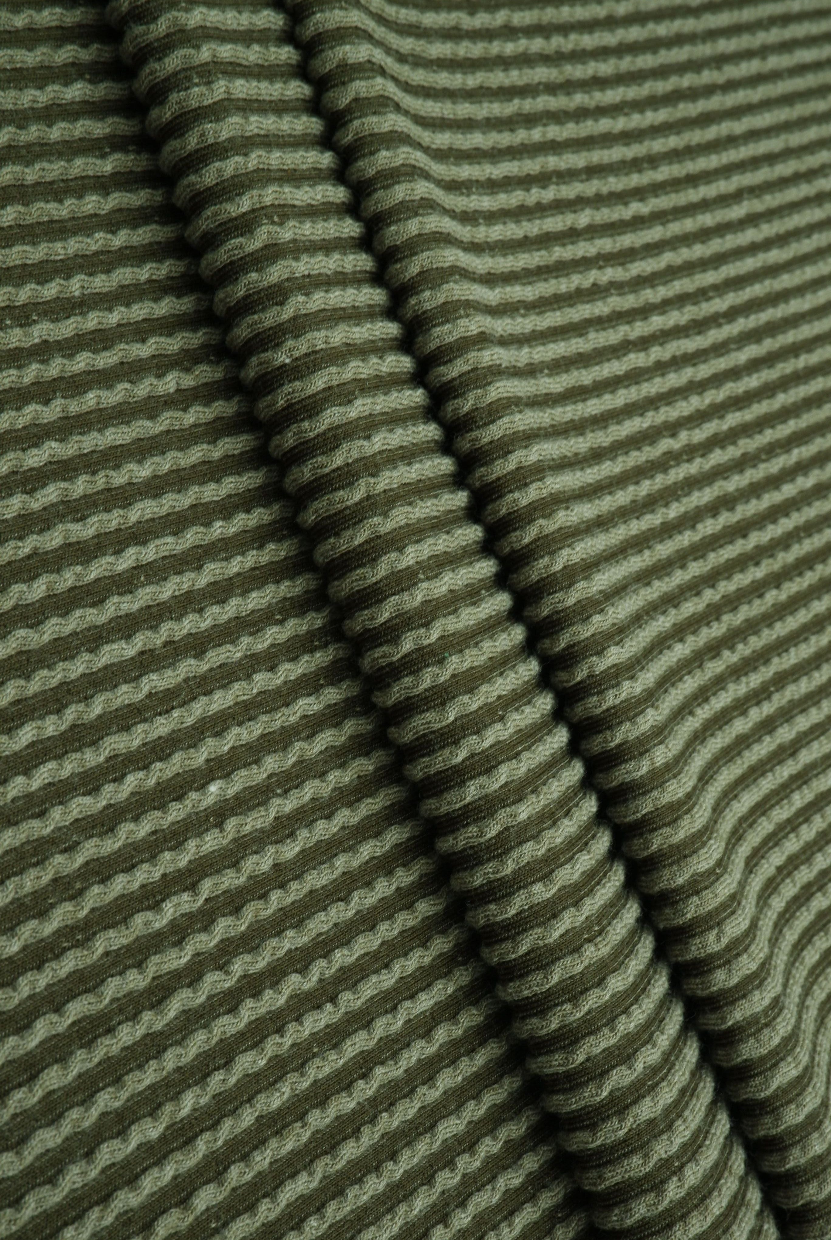 Jacquard Double Knit Rib Stretch Fabric - KNT4463