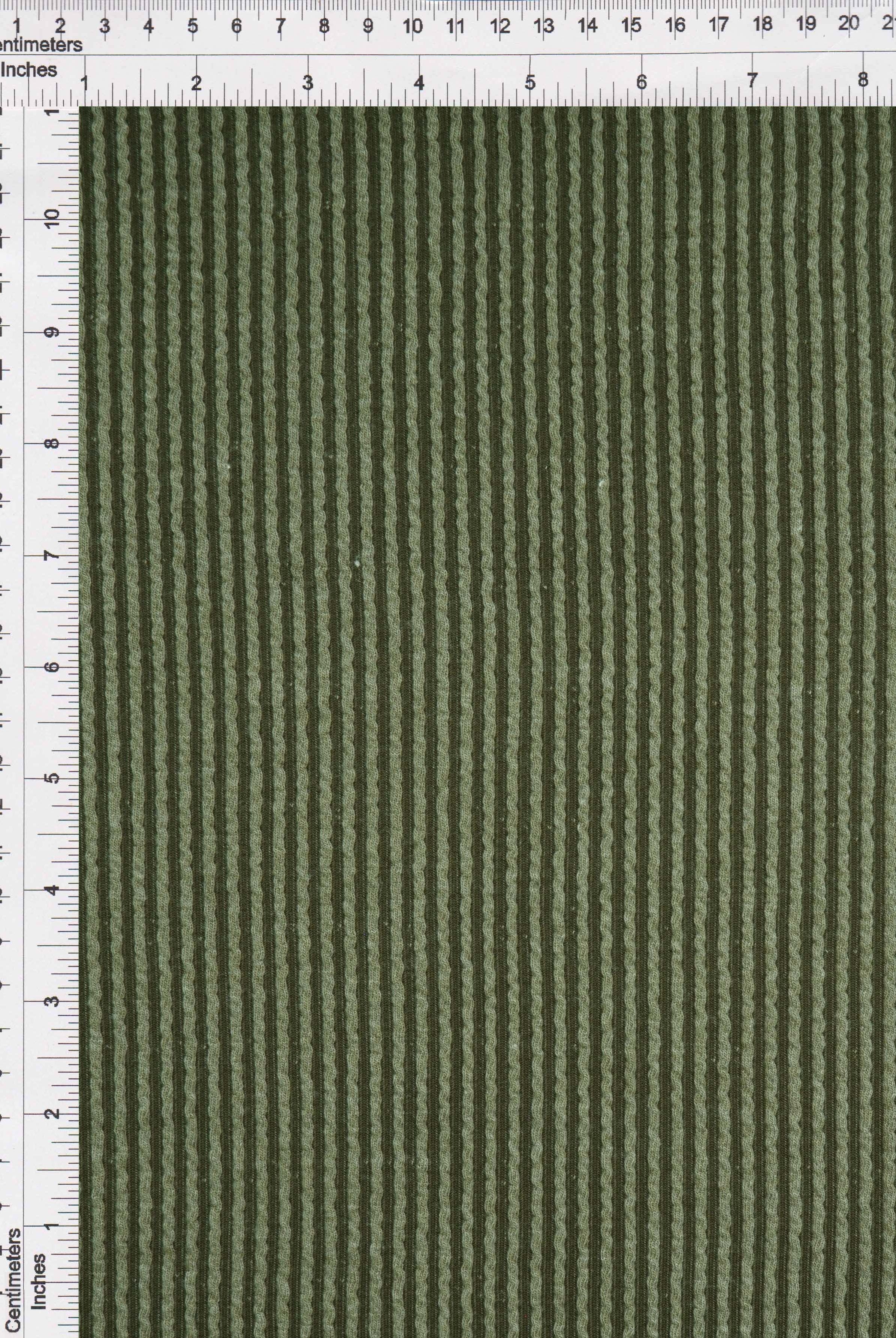 Jacquard Double Knit Rib Stretch Fabric - KNT4463