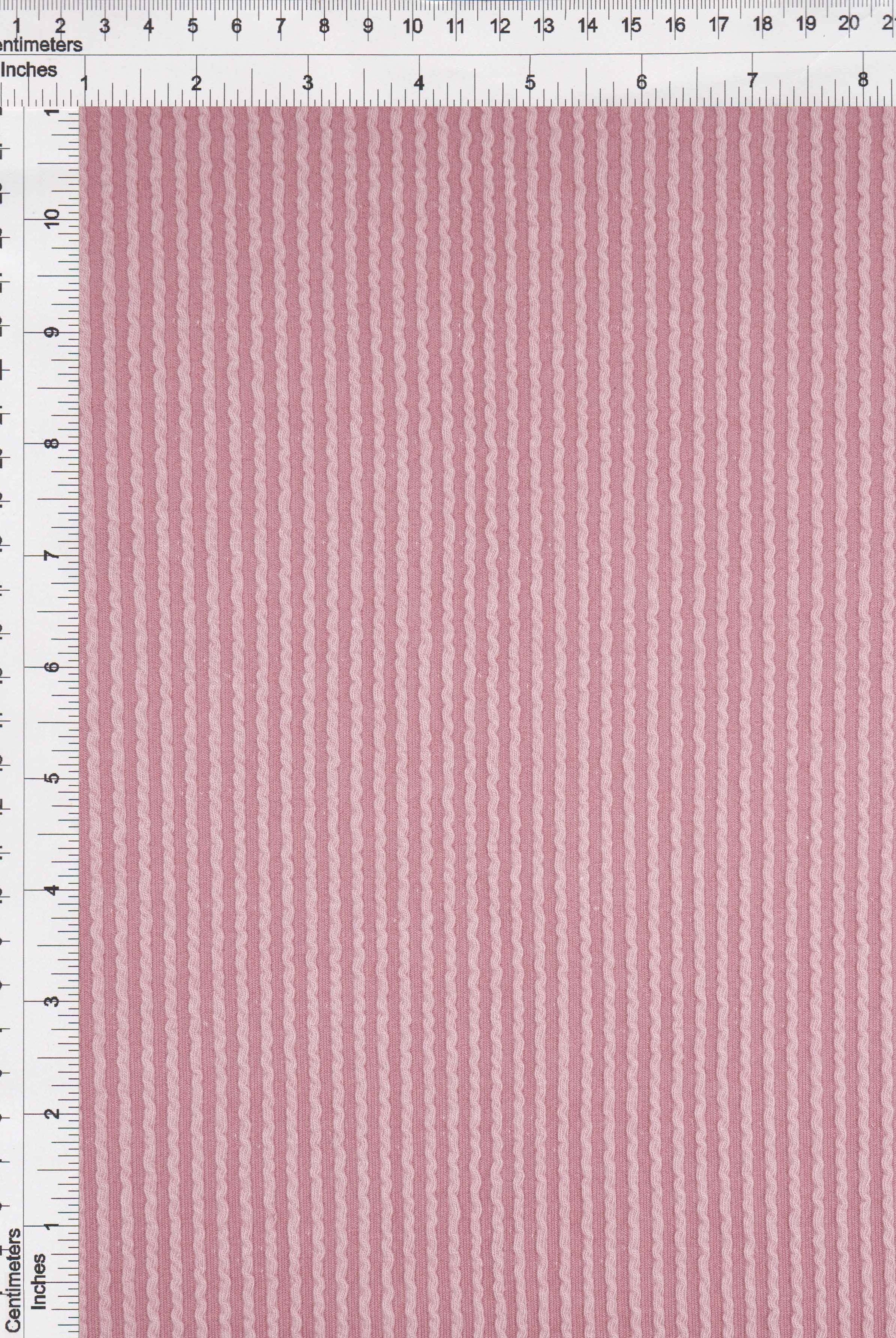 Jacquard Double Knit Rib Stretch Fabric - KNT4463