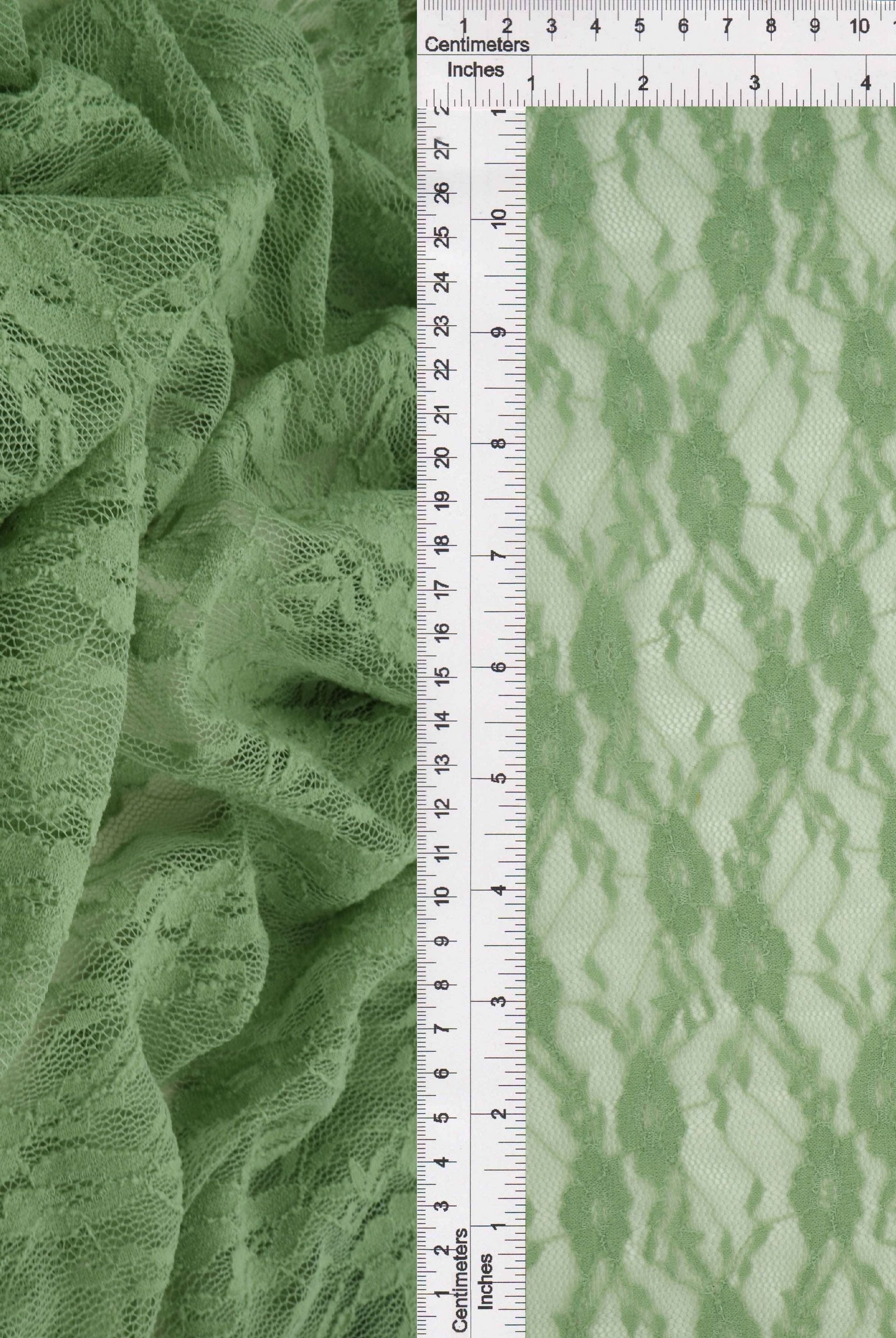 Floral Stretch Lace Fabric - LACE-4481