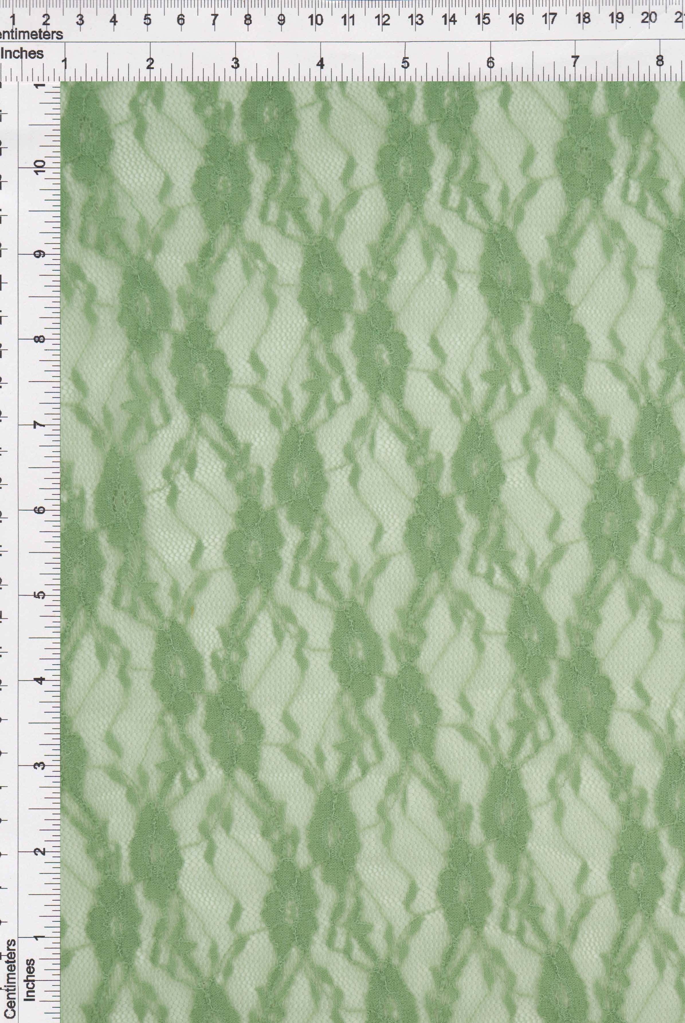 Floral Stretch Lace Fabric - LACE-4481