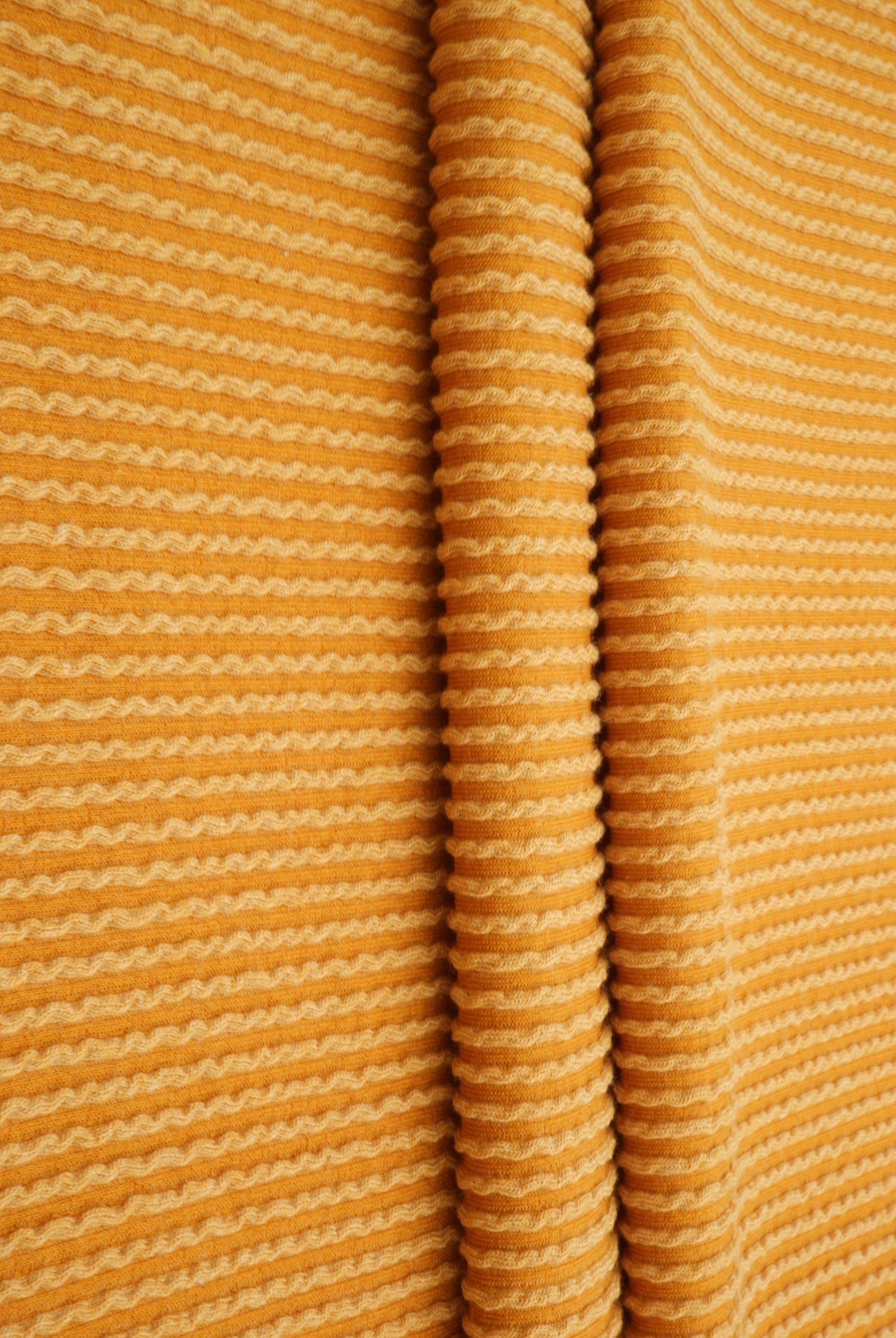 Jacquard Double Knit Rib Stretch Fabric - KNT4463