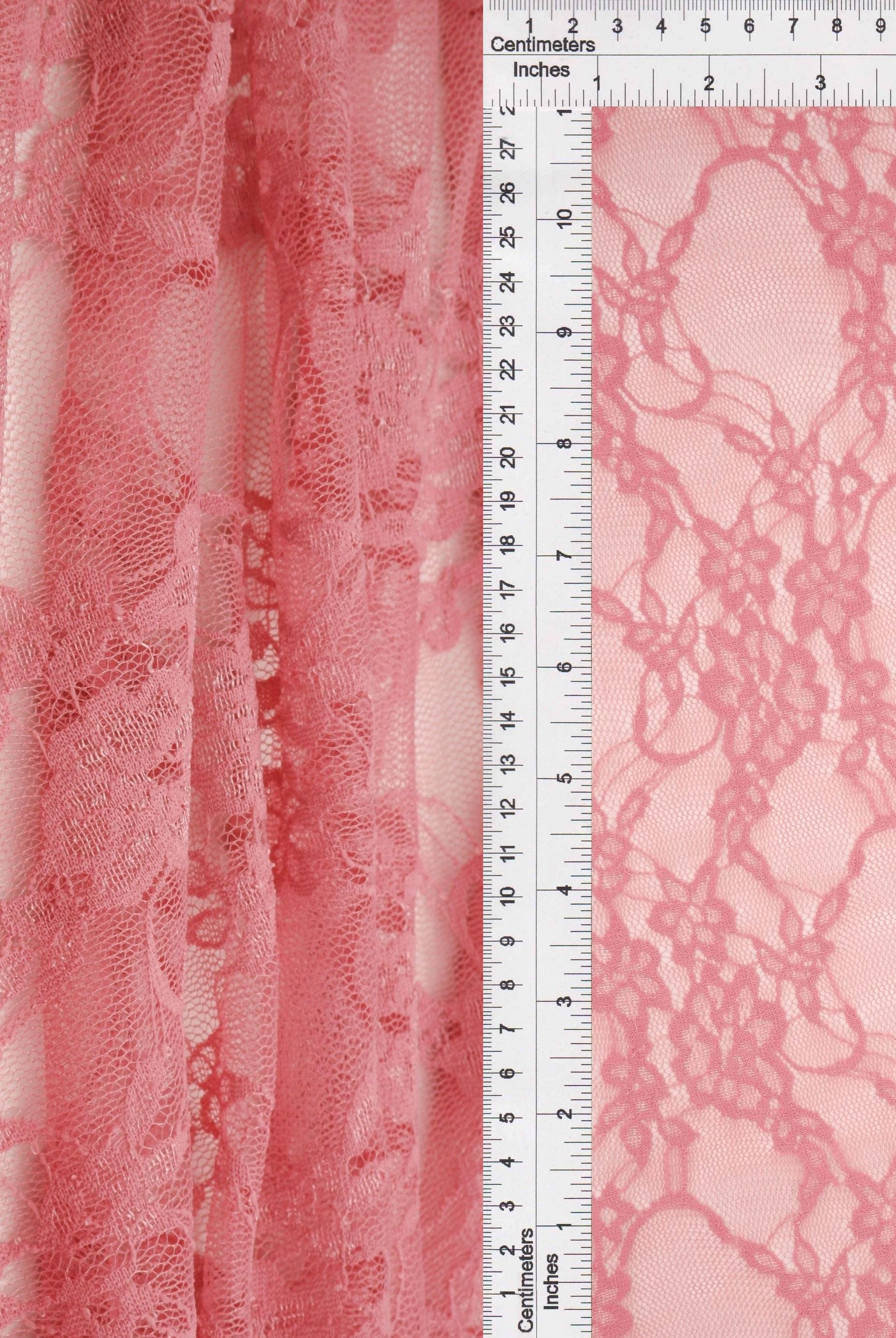 Nylon Floral Lace Fabric - LACE-1483