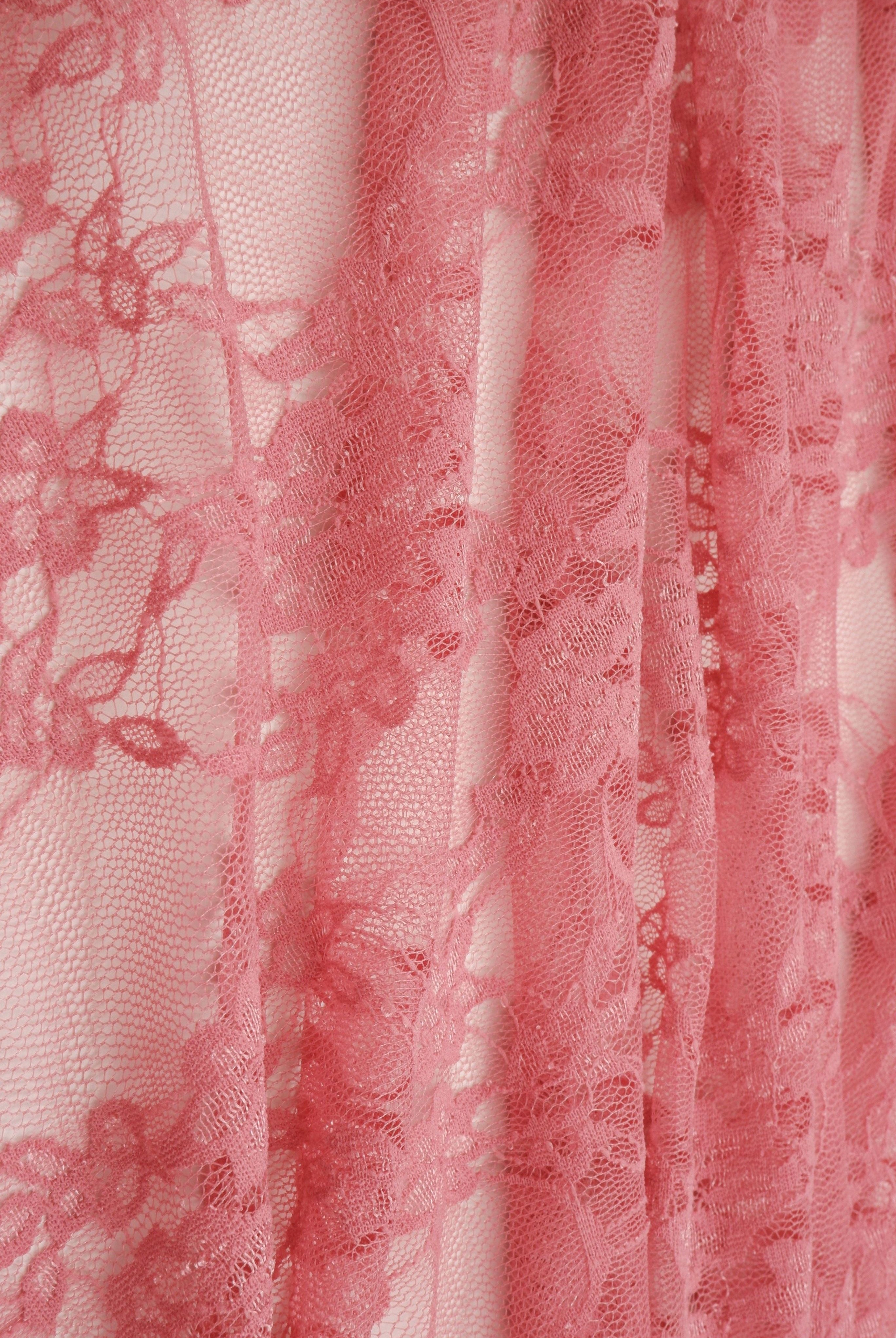 Nylon Floral Lace Fabric - LACE-1483