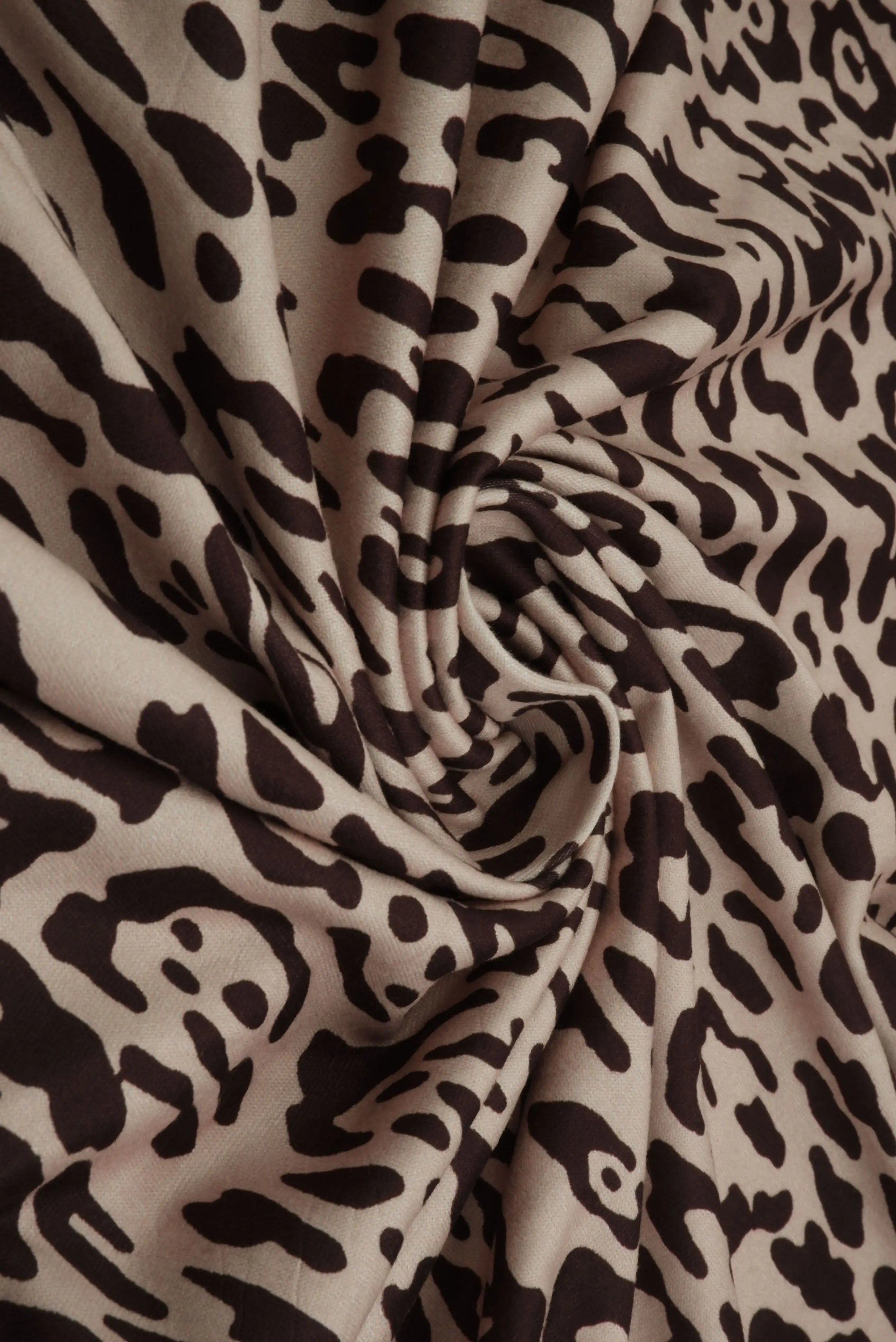 Brushed DTY Leopard Digital Print Knit - KNT4520-S00515D