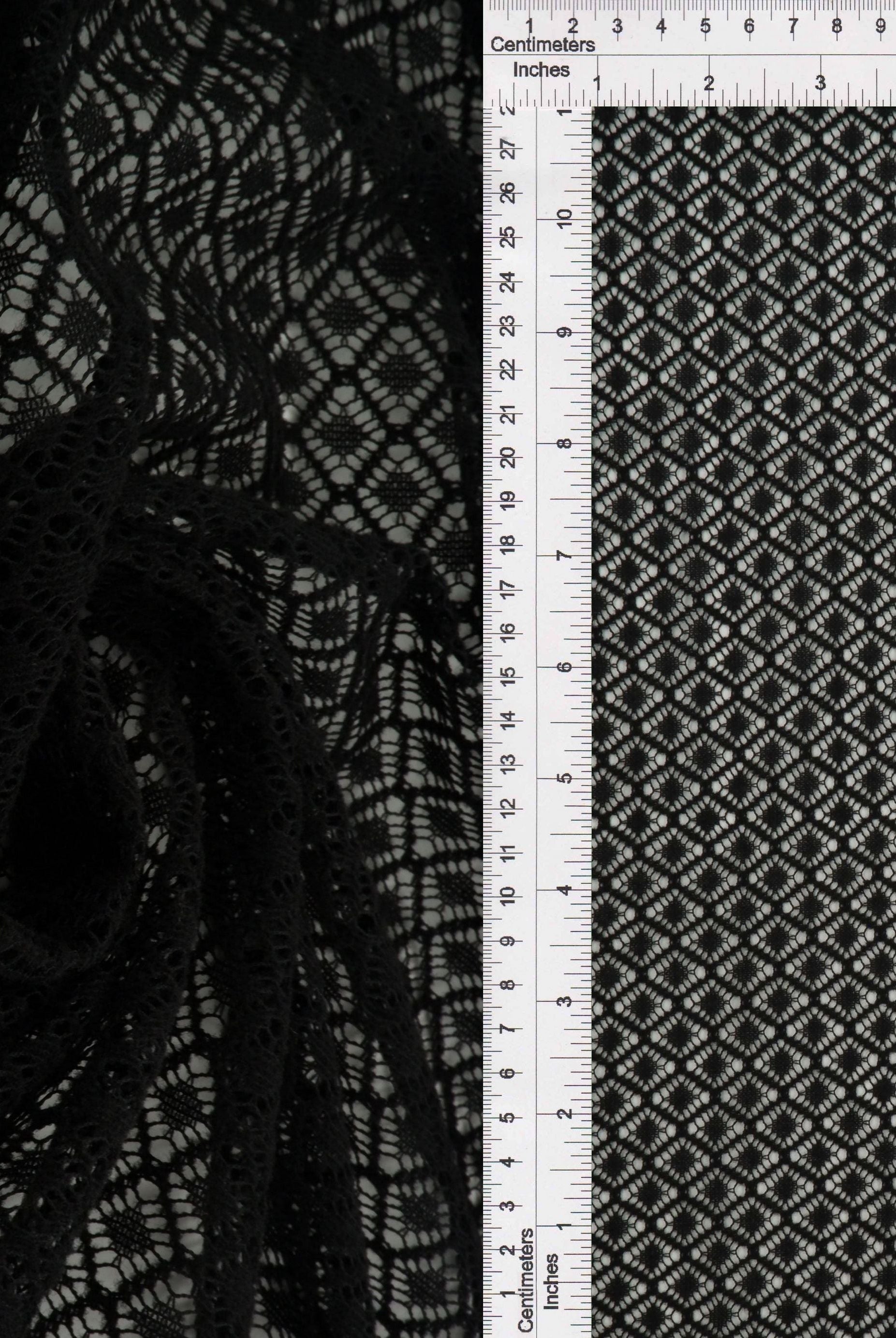 Warp Lace Fleece Knit - KNT4536