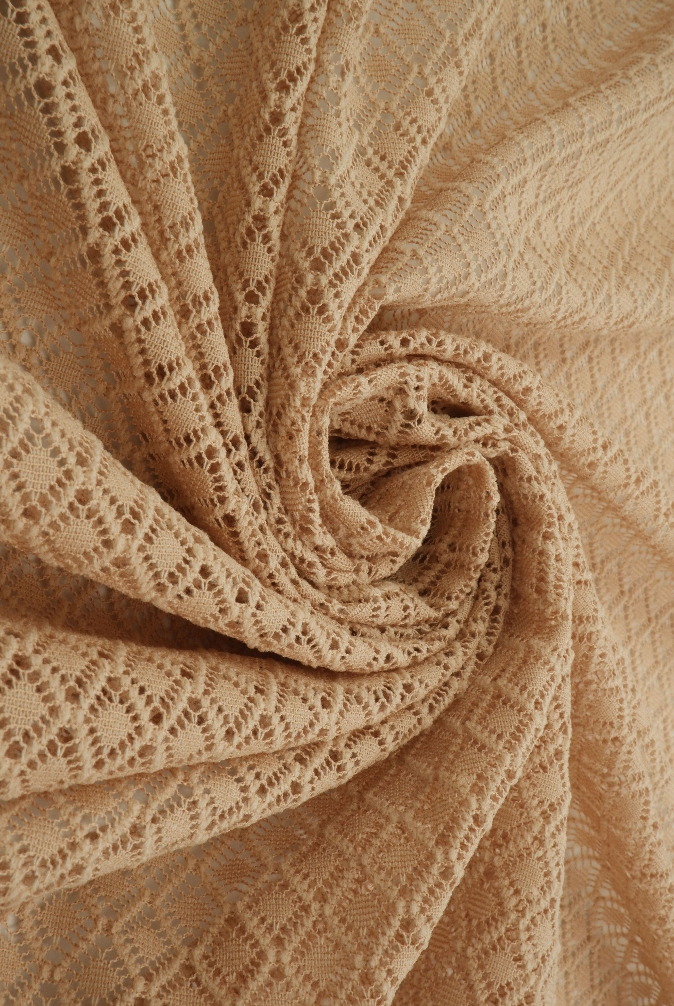 Warp Lace Fleece Knit - KNT4536