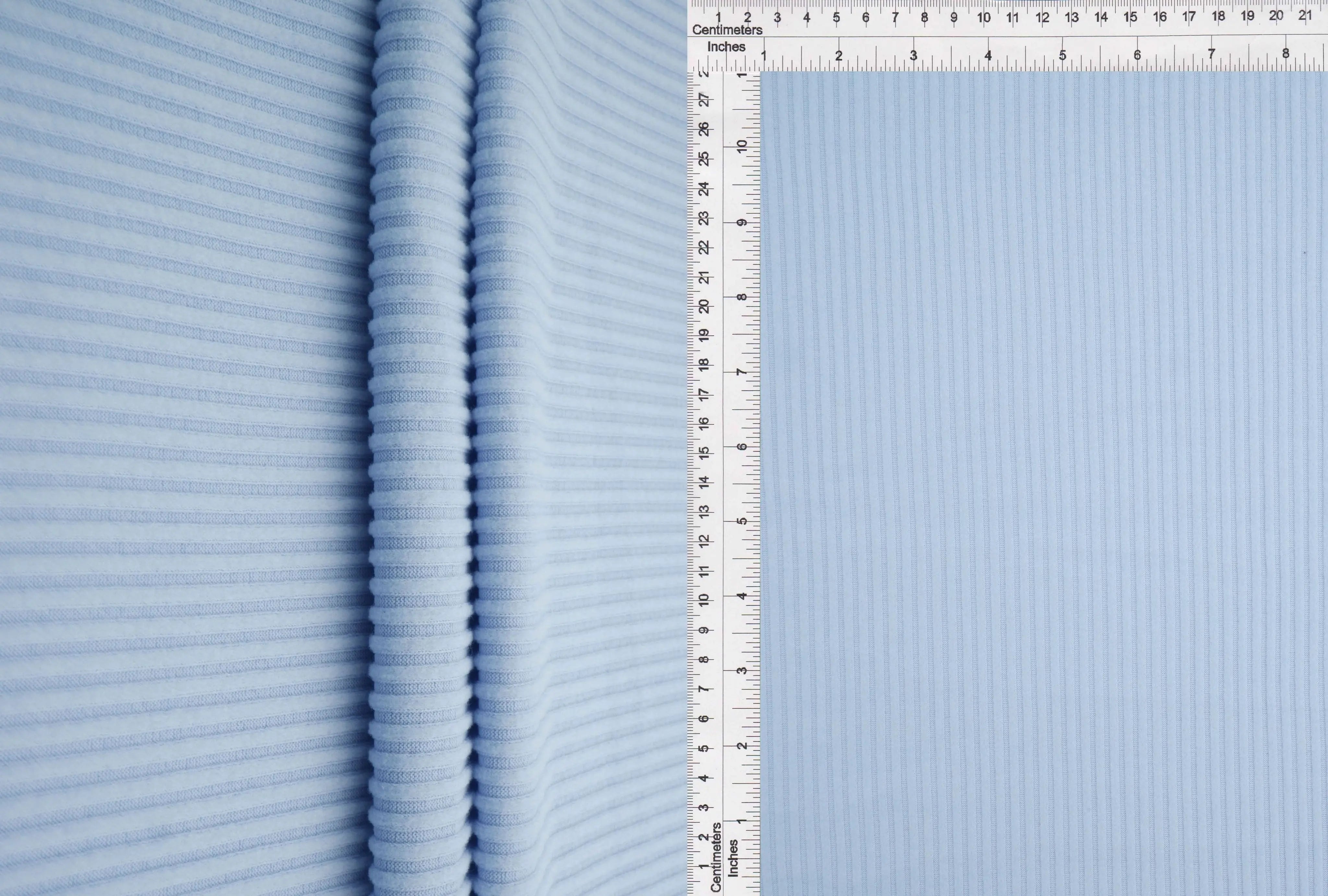 Ribbed Interlock Fleece Knit Fabric - KNT4539
