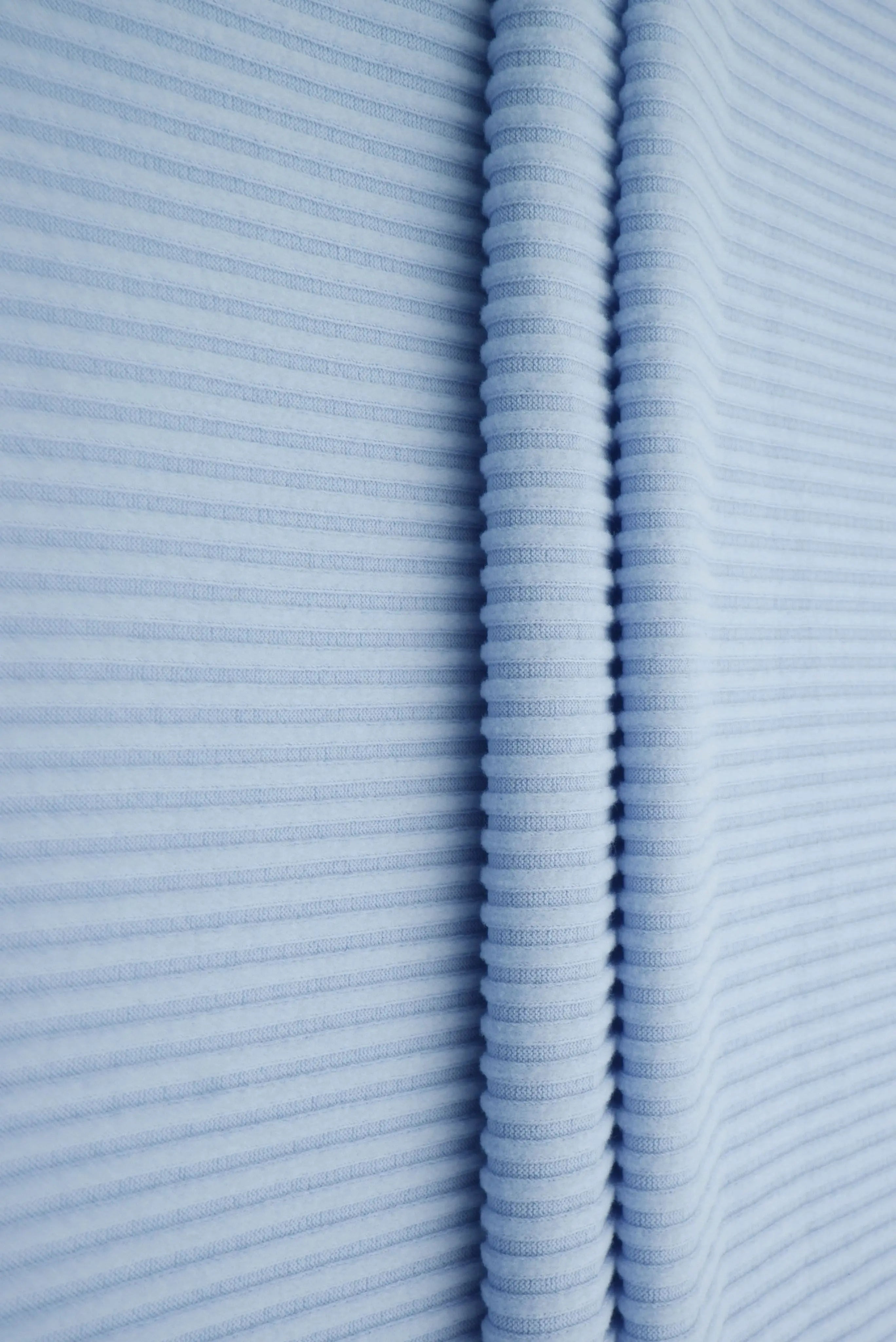 Ribbed Interlock Fleece Knit Fabric - KNT4539