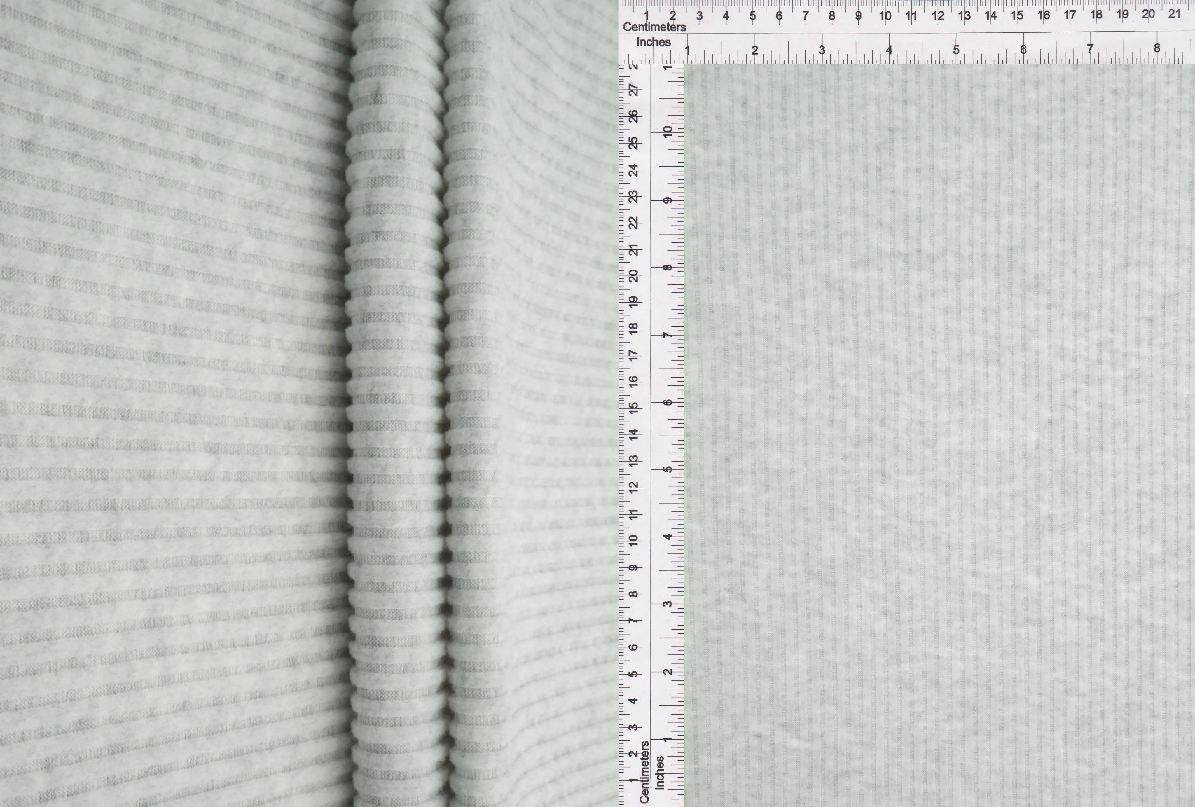 Ribbed Interlock Fleece Knit Fabric - KNT4539